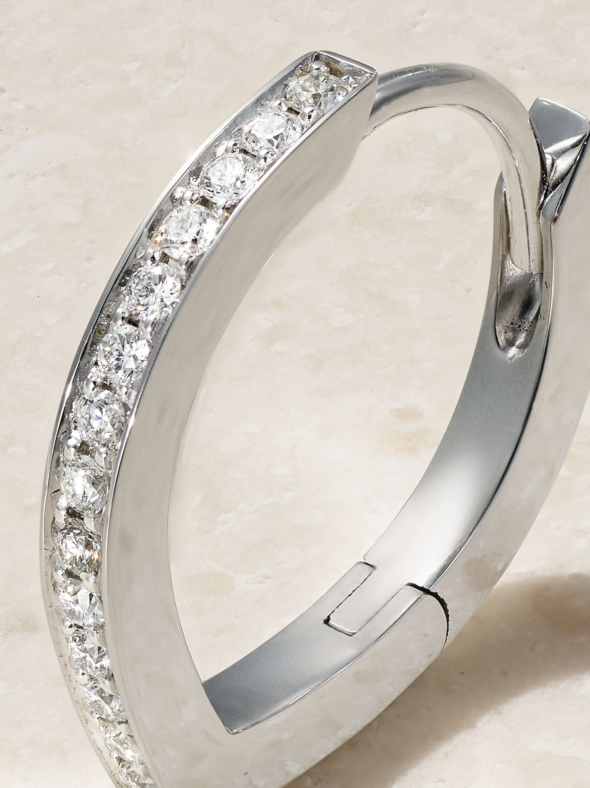 REPOSSI Antifer 18-karat white gold diamond single earring