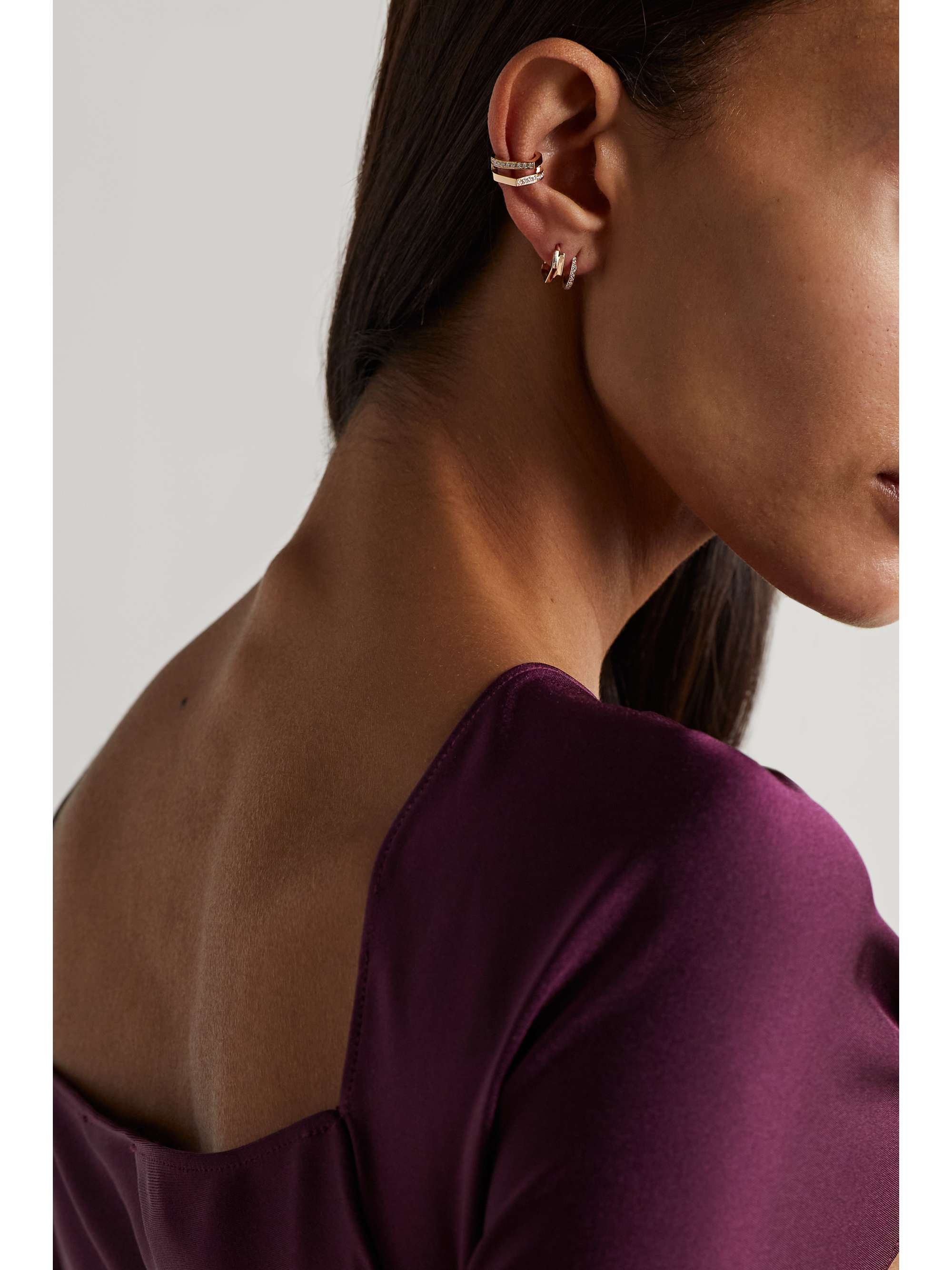 REPOSSI Berbère 18-karat rose gold diamond single earring