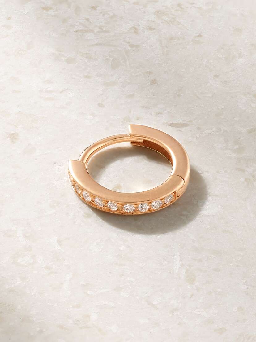 Repossi Berbère 18-karat Rose Gold Diamond Single Earring