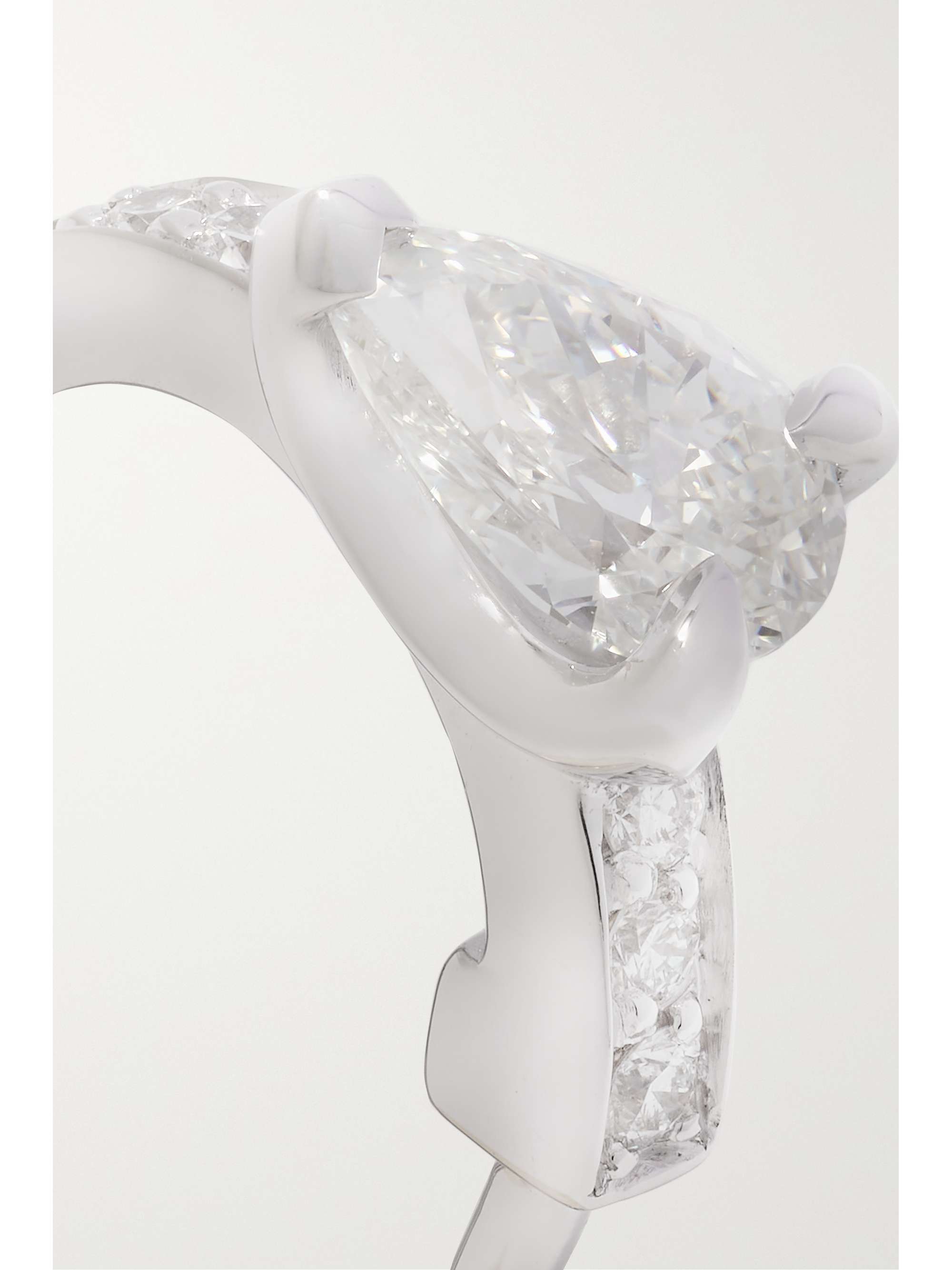 REPOSSI Harvest 18-karat white gold diamond single earring
