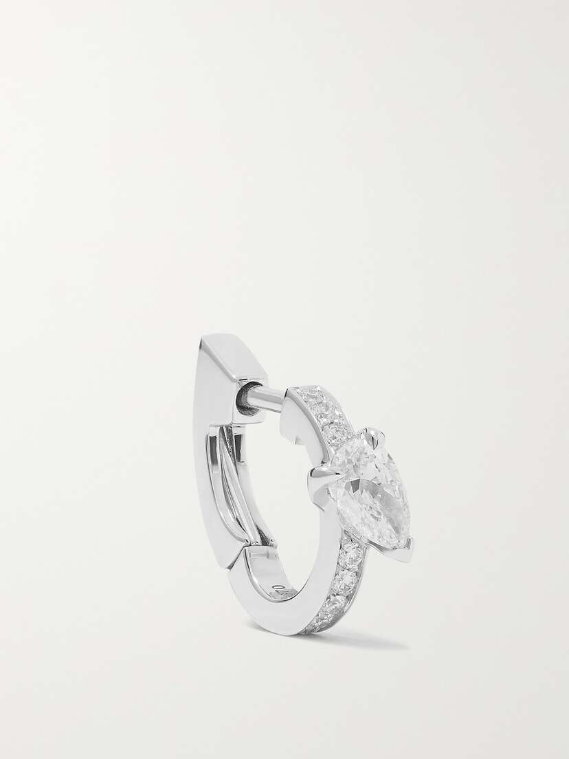 Repossi Harvest 18-karat White Gold Diamond Single Earring