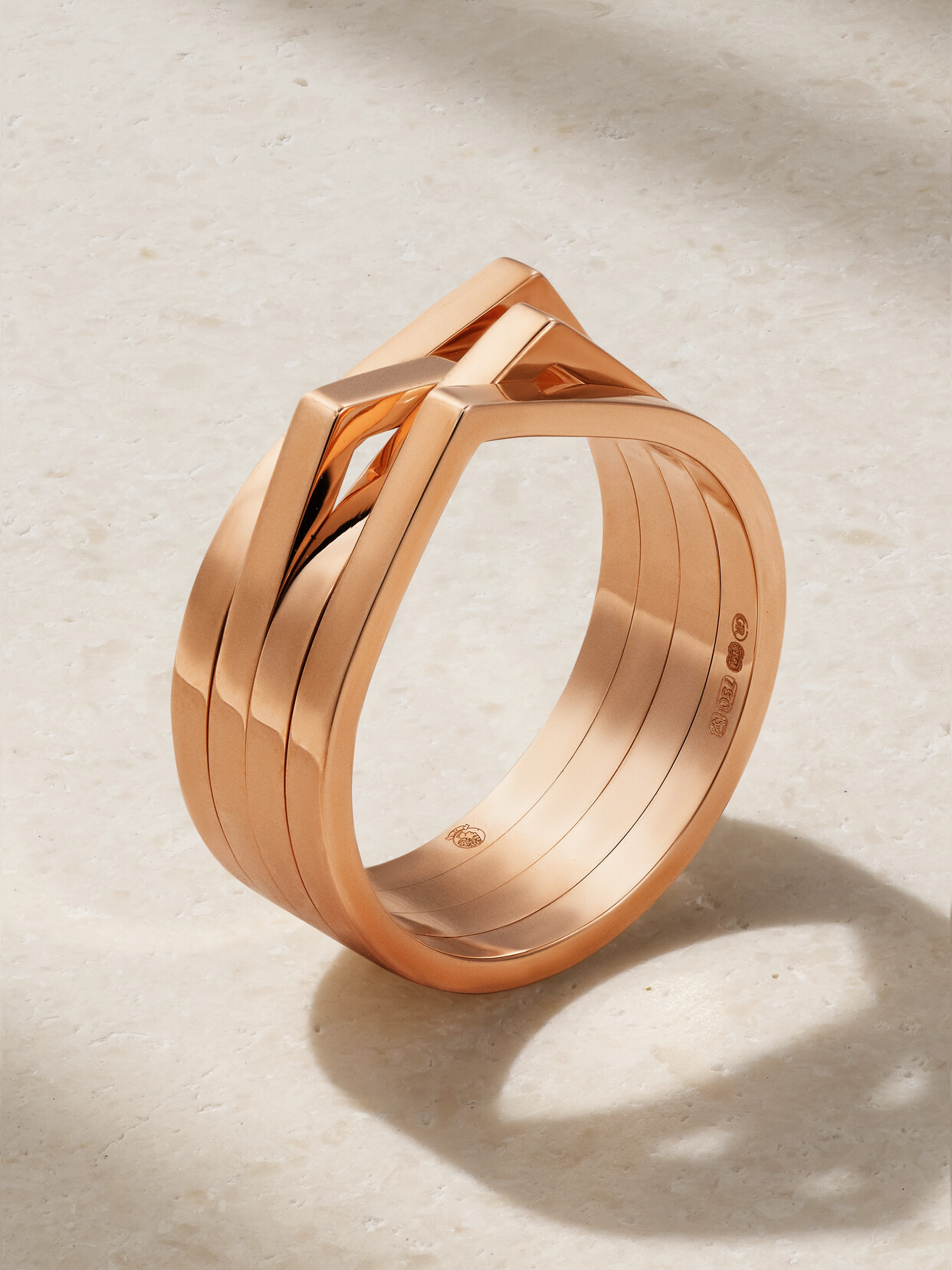 Repossi Antifer 18-karat Rose Gold Ring