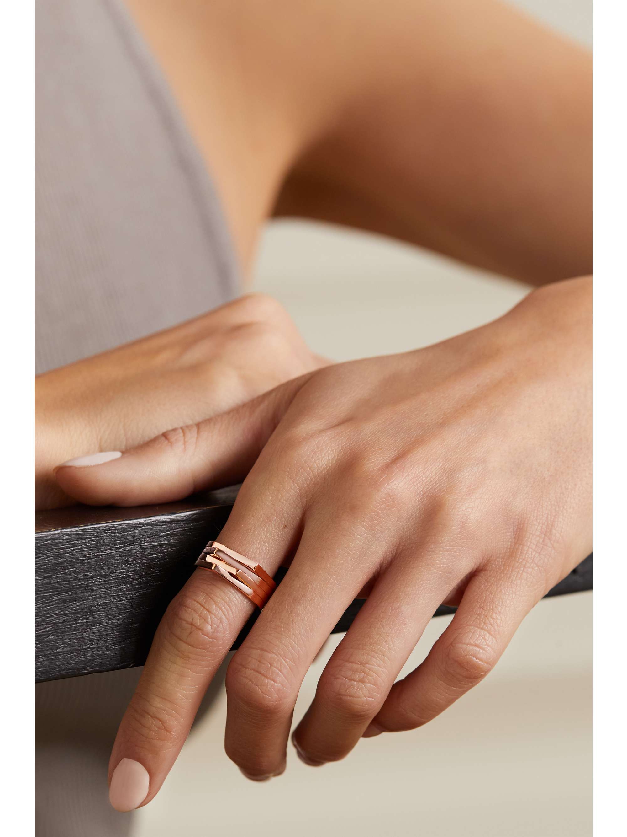 REPOSSI Antifer 18-karat rose gold ring