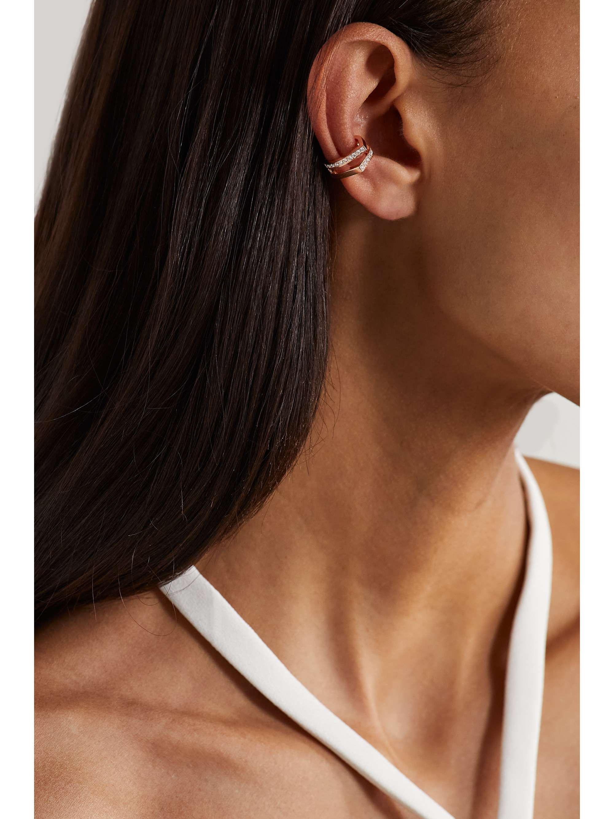 REPOSSI Antifer 18-karat rose gold diamond ear cuff