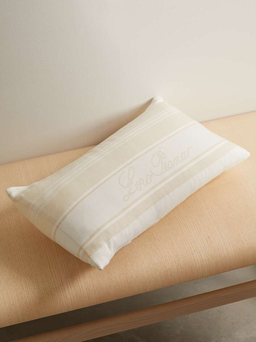 Loro Piana Portofino Cotton-jacquard Beach Pillow