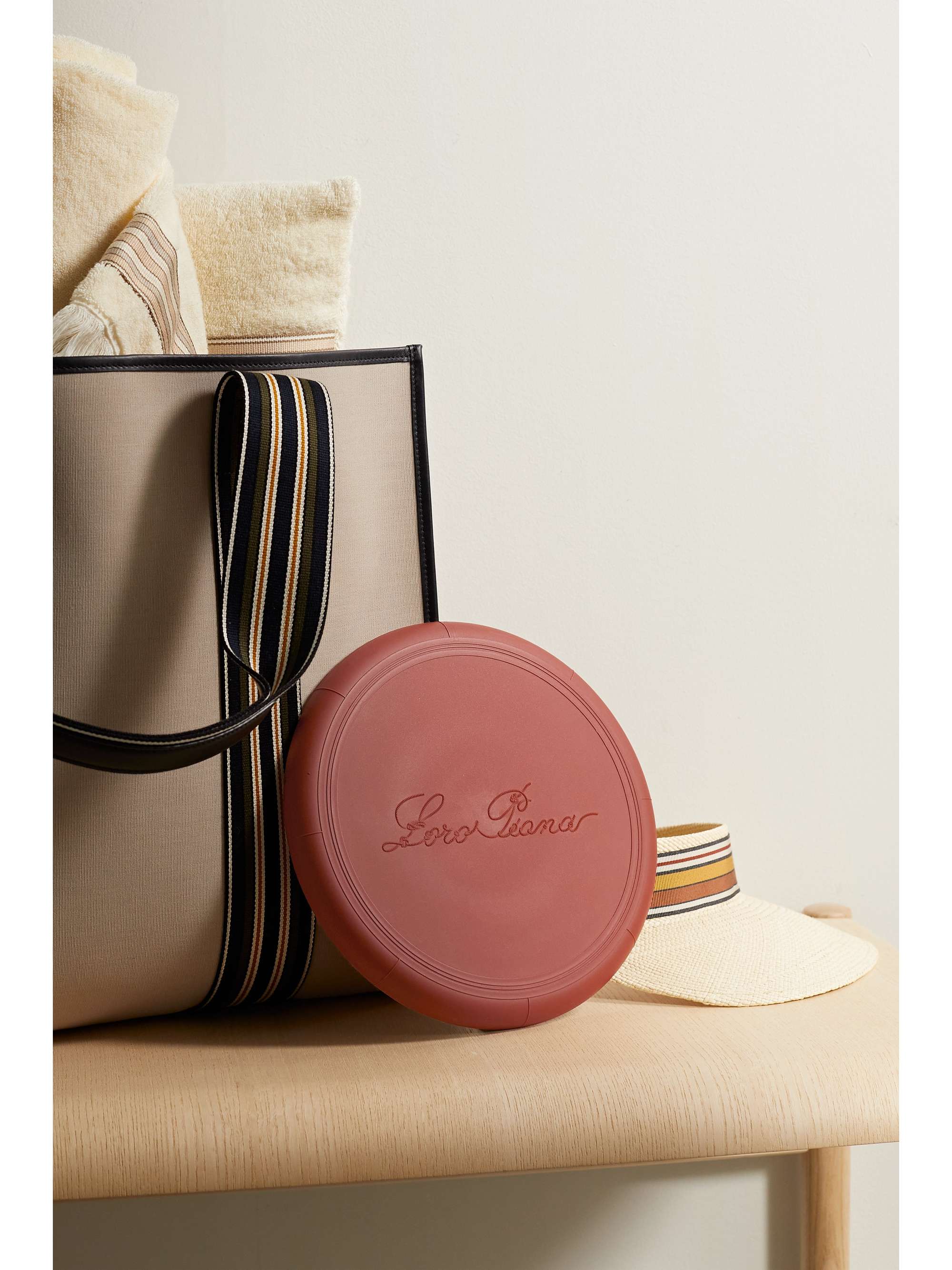 LORO PIANA Portofino embossed PVC frisbee