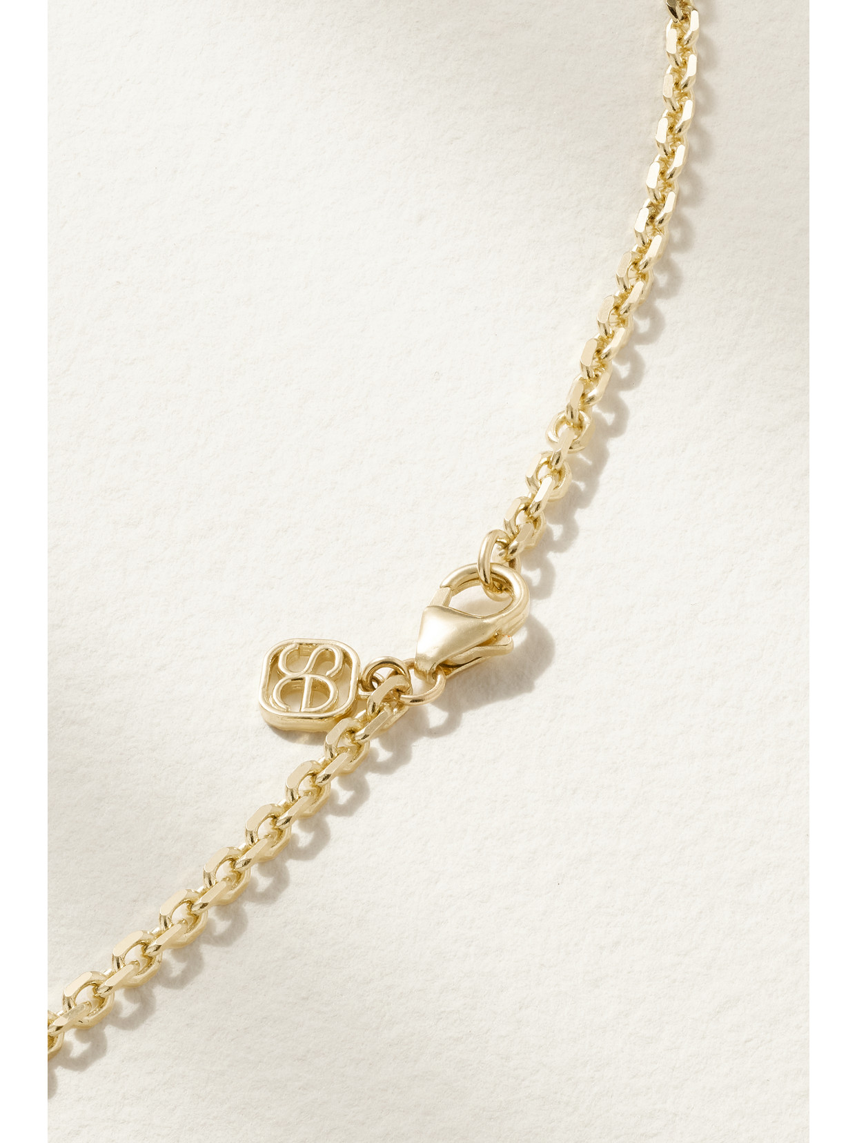 Sydney Evan Evil Eye 14-karat Gold, Enamel, Emerald And Diamond Necklace In Gold