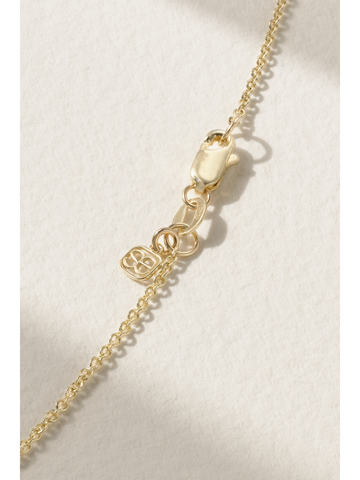 Sydney Evan Evil Eye 14-karat Gold Multi-stone Necklace In Gold