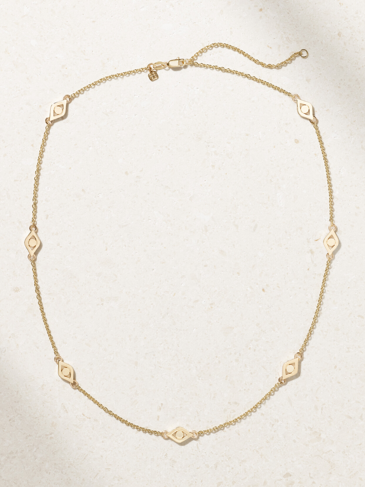 Sydney Evan - Medium Evil Eye 14-karat Gold Necklace - One size