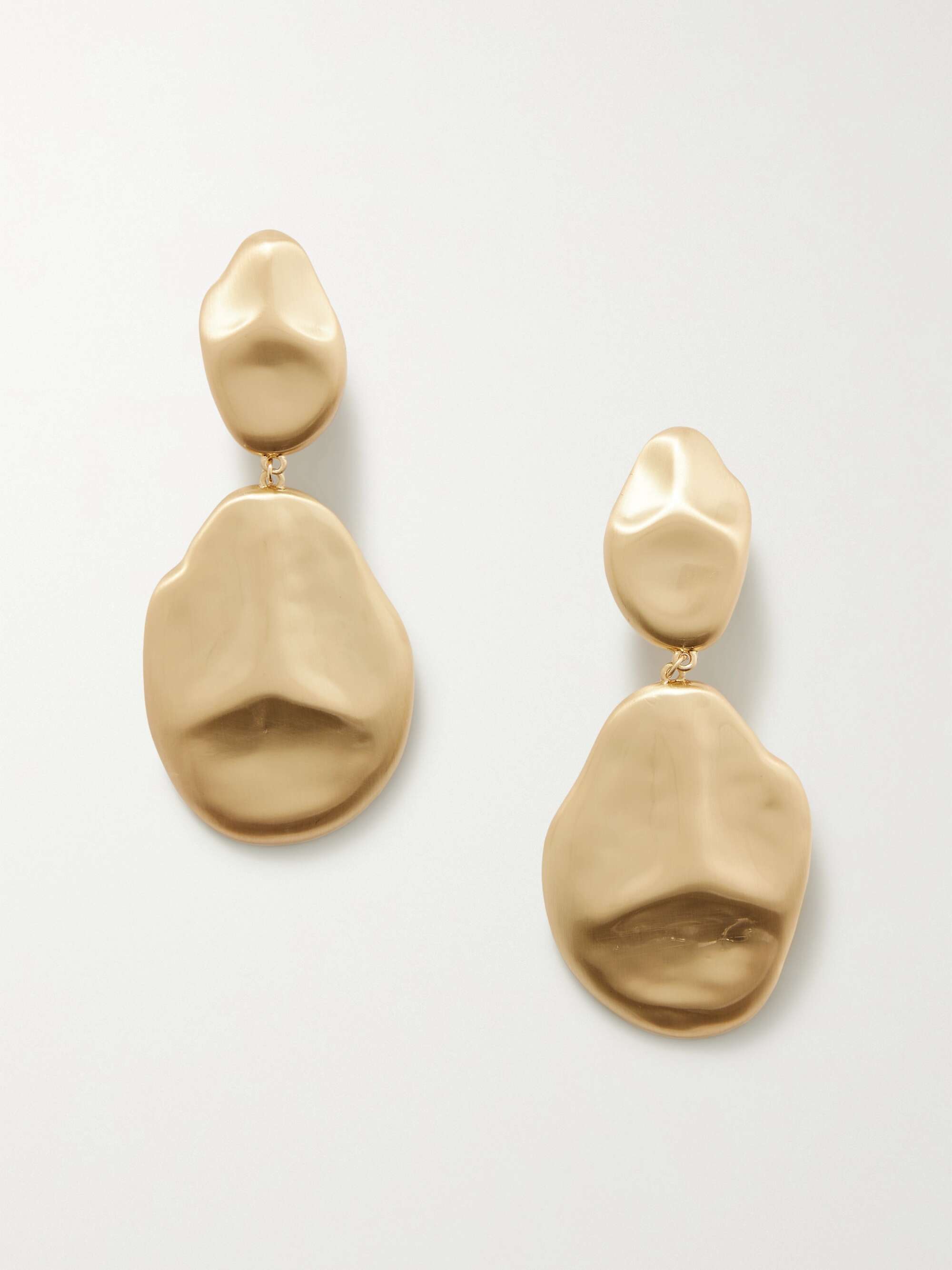 CULT GAIA Dunia goldtone clip earrings NETAPORTER