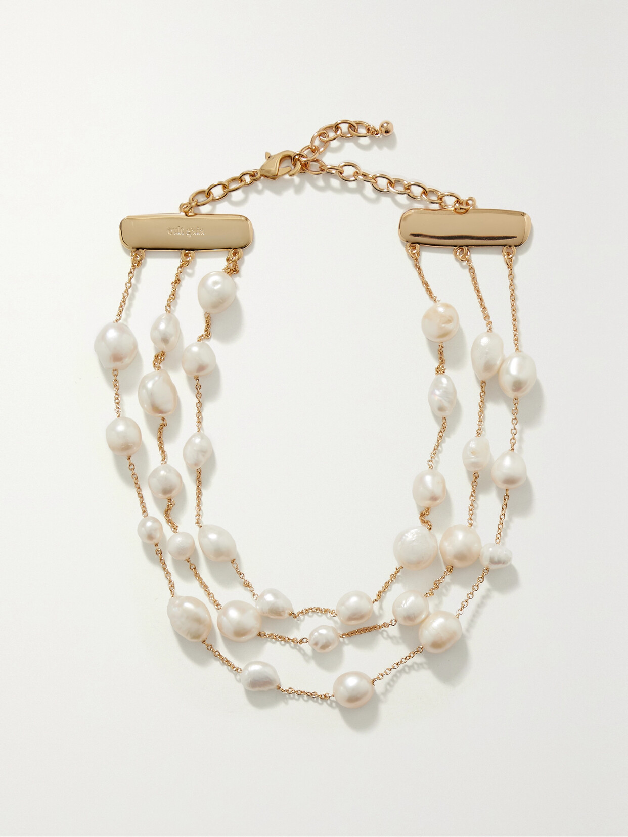 Cult Gaia - Nyala Gold-tone Pearl Choker - Ivory