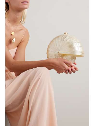 CULT GAIA Sirena acrylic clutch | NET-A-PORTER