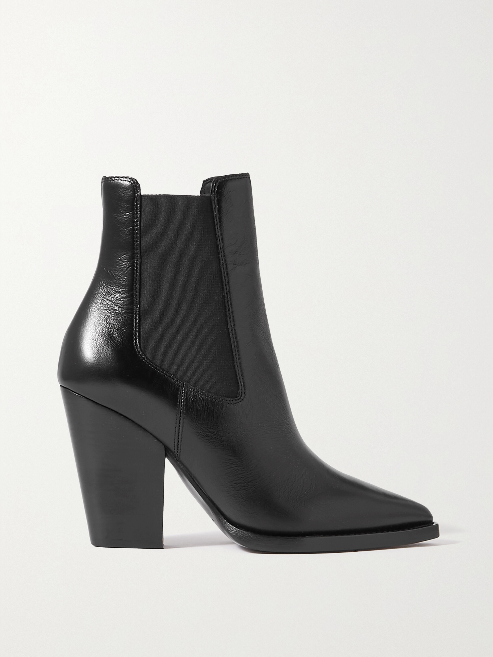 Saint Laurent Theo leather ankle boots
