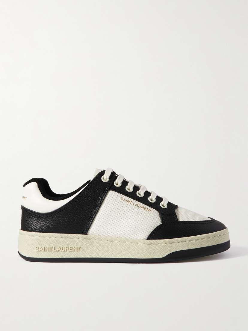 Saint Laurent Sl61 Logo-print Leather Sneakers