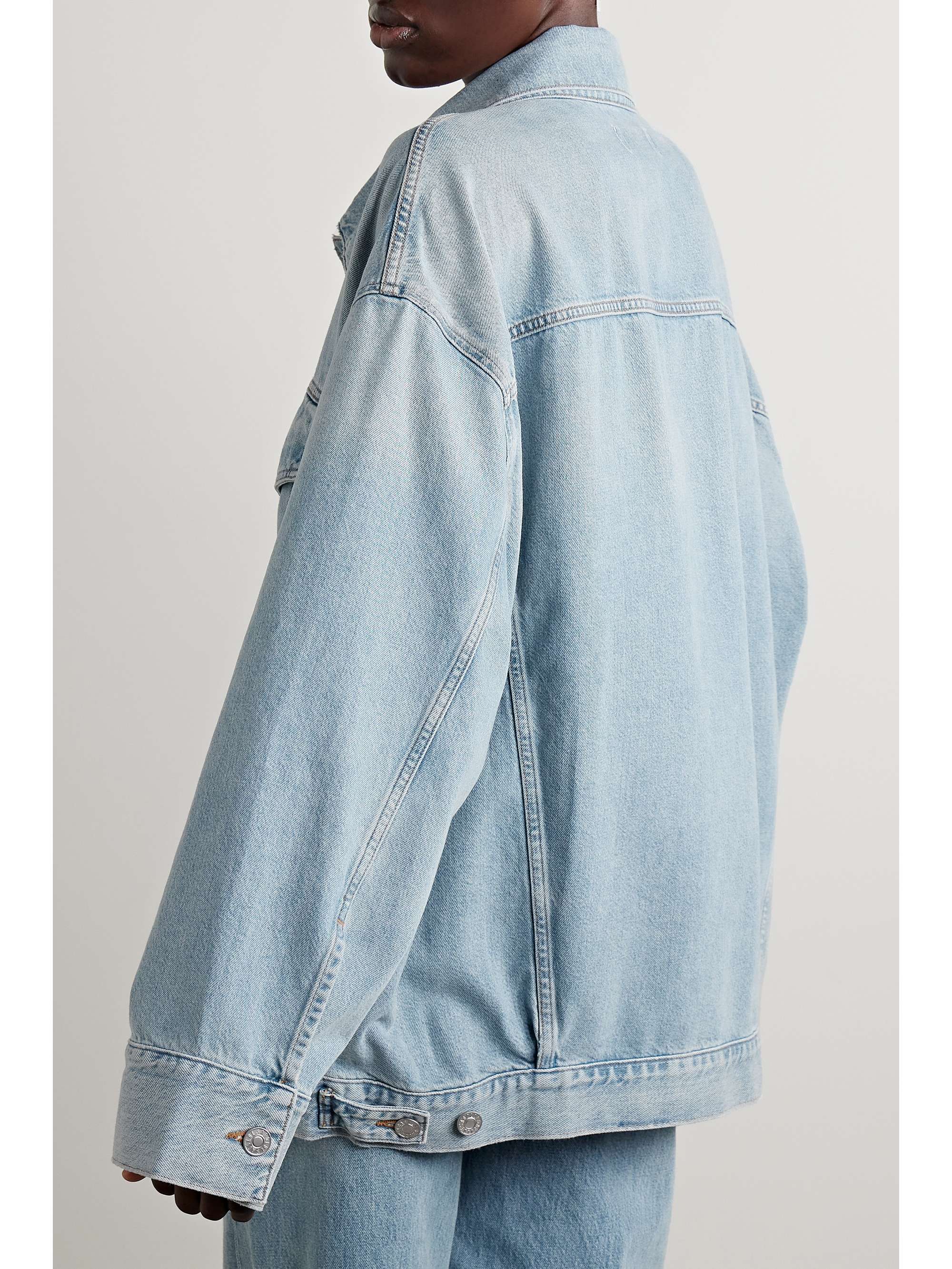 AGOLDE + NET SUSTAIN Wayne oversized organic denim jacket | NET-A-PORTER