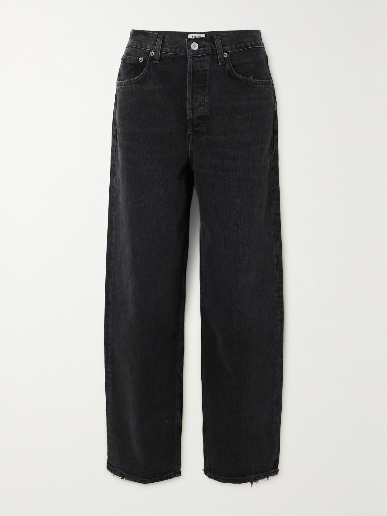 AGOLDE + Net Sustain Dara Baggy Mid-rise Straight-leg Organic Jeans