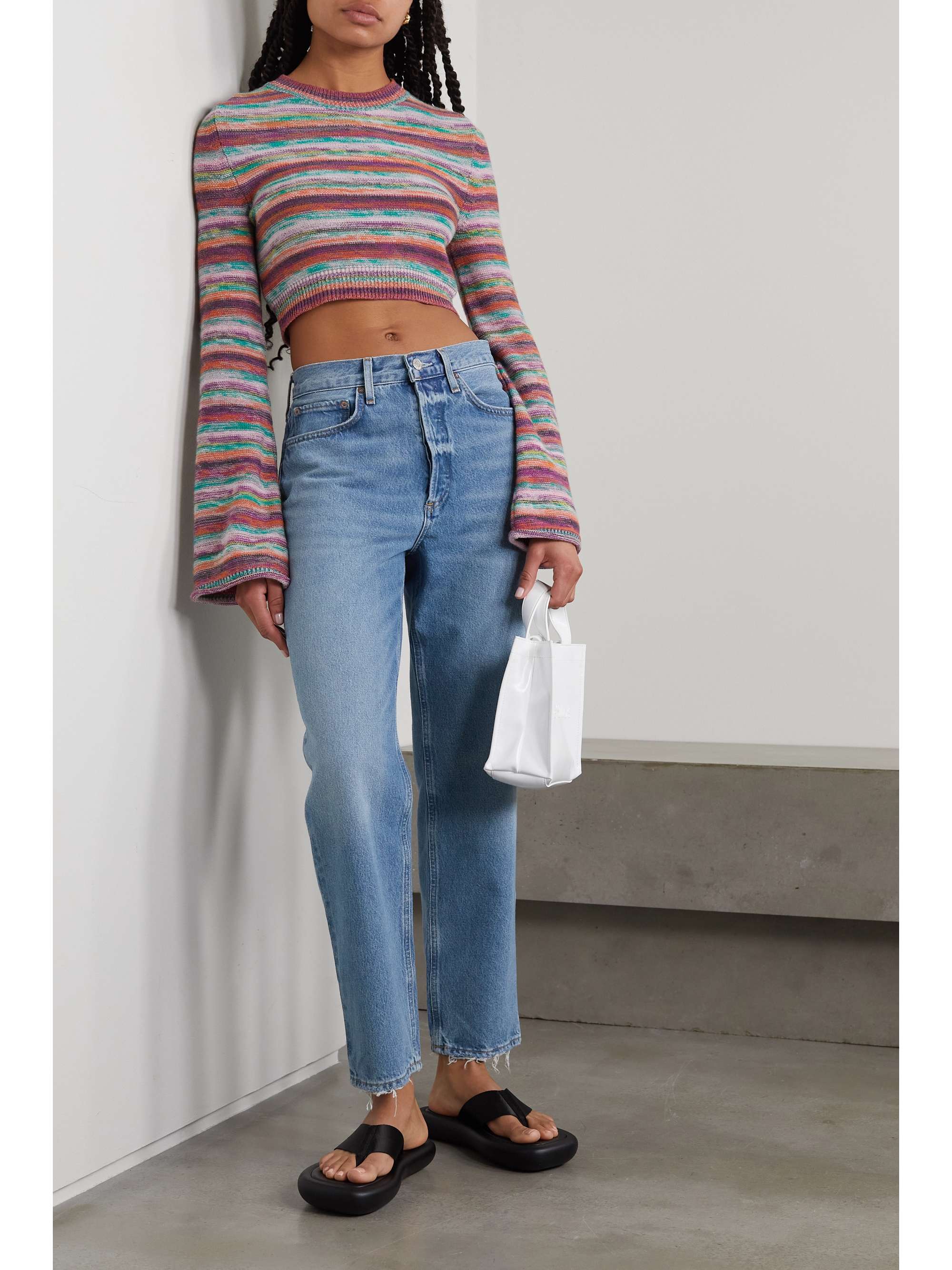 AGOLDE + NET SUSTAIN '90s mid-rise straight-leg organic jeans