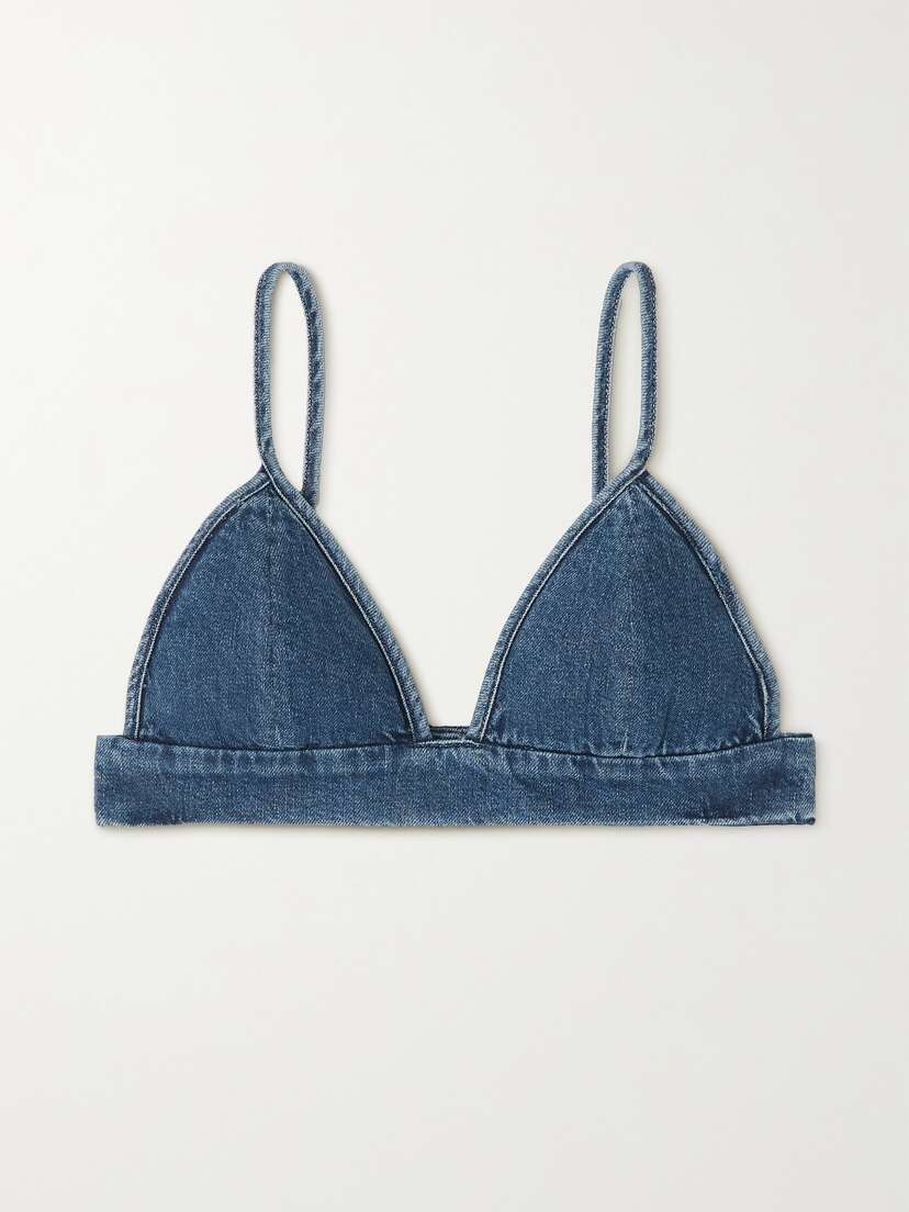 AGOLDE Denim Bralette