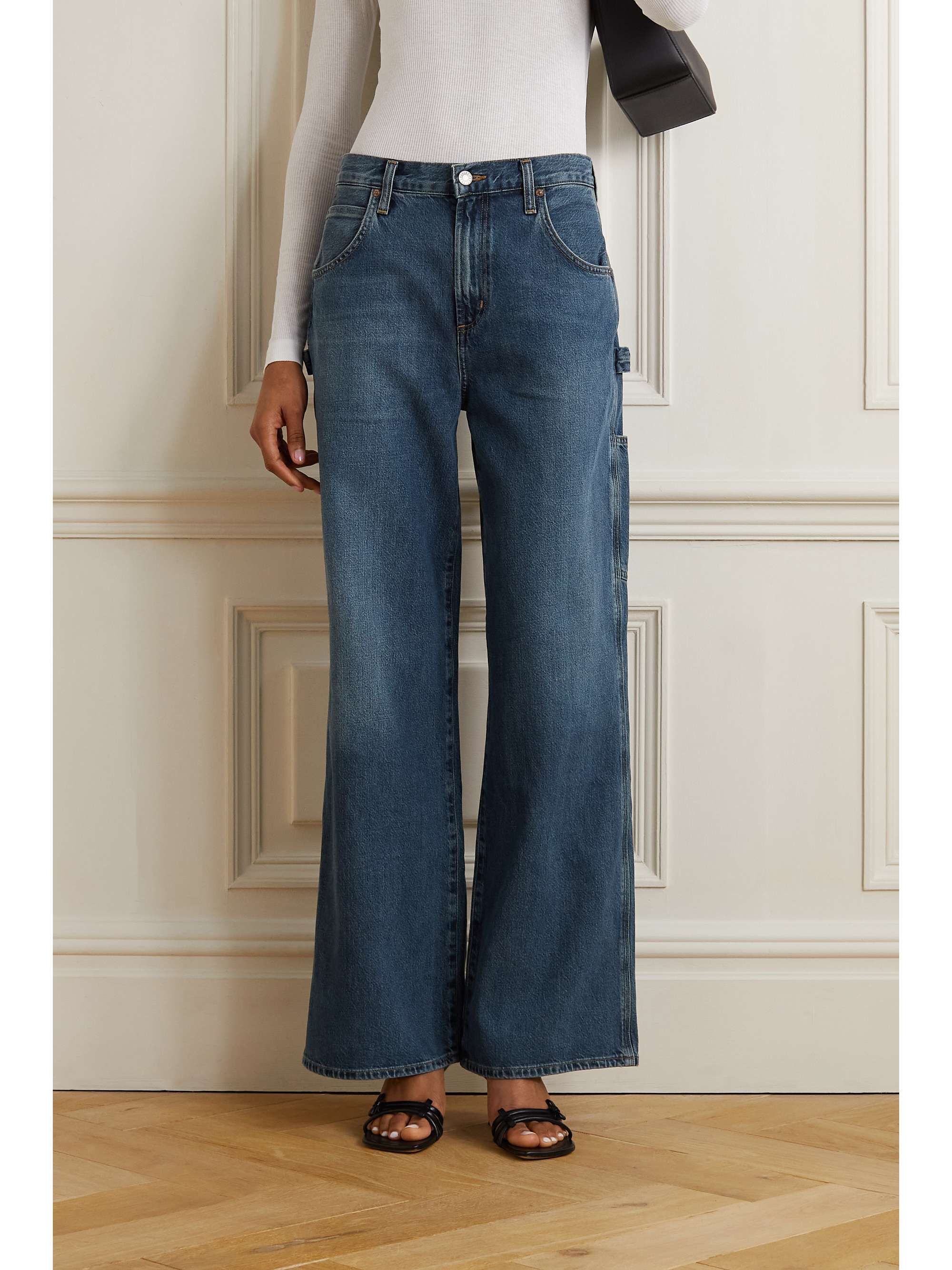 AGOLDE + NET SUSTAIN Magda low-rise boyfriend organic jeans | NET-A-PORTER