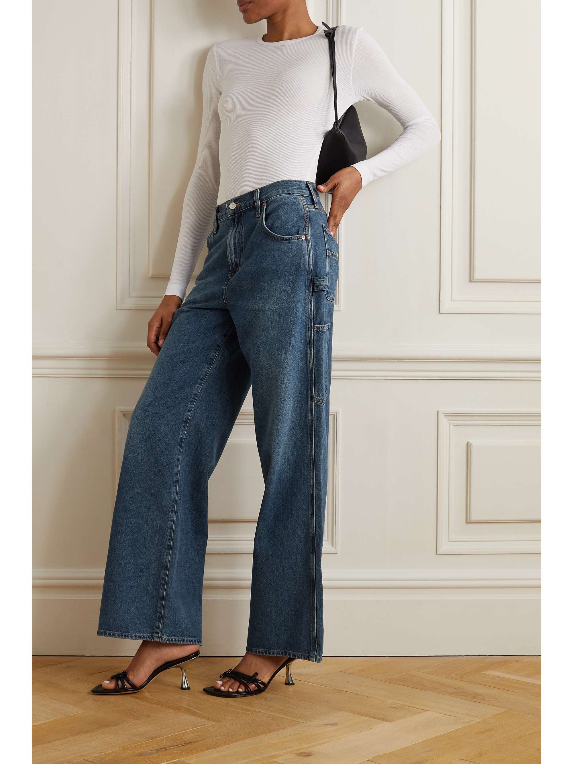 AGOLDE + NET SUSTAIN Magda low-rise boyfriend organic jeans | NET-A-PORTER