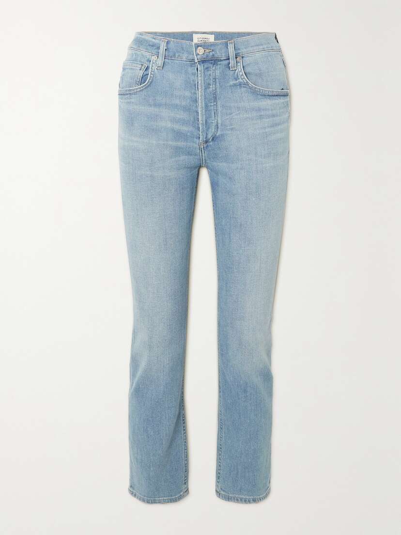 Citizens of Humanity Jolene Cropped High-rise Slim-leg Jeans