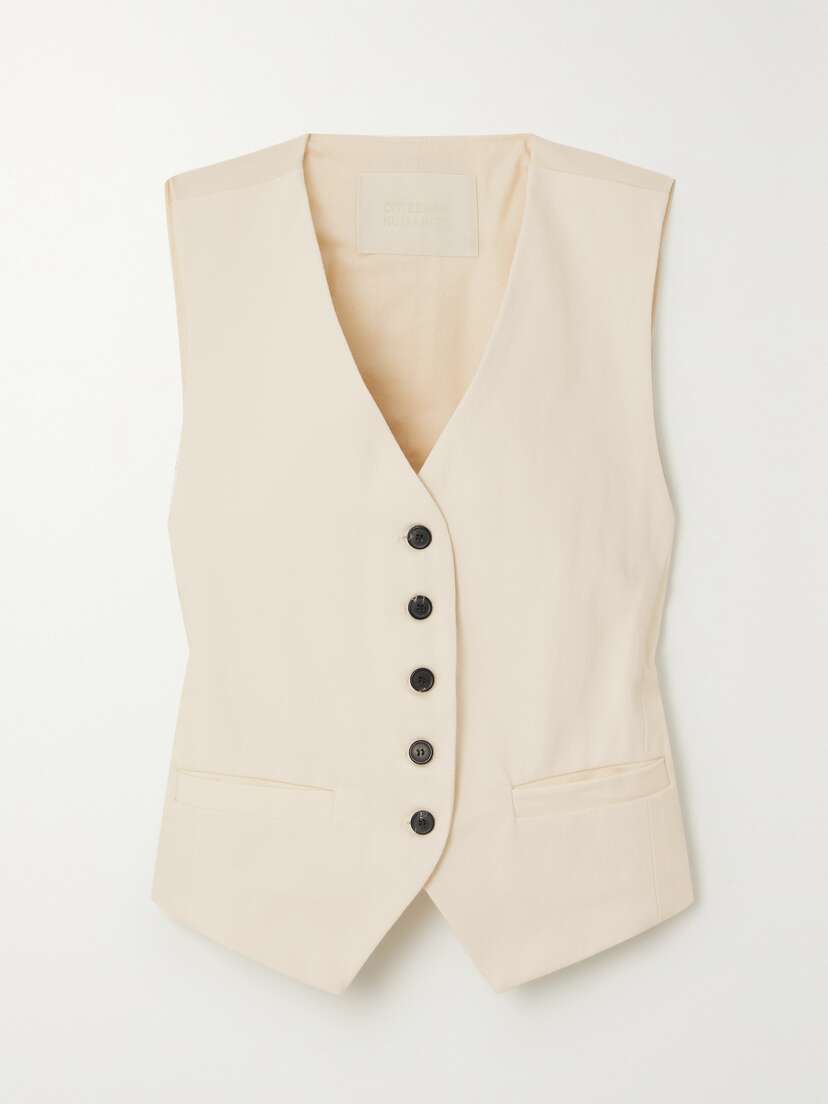 Citizens of Humanity Sierra Cropped Cotton-twill Vest