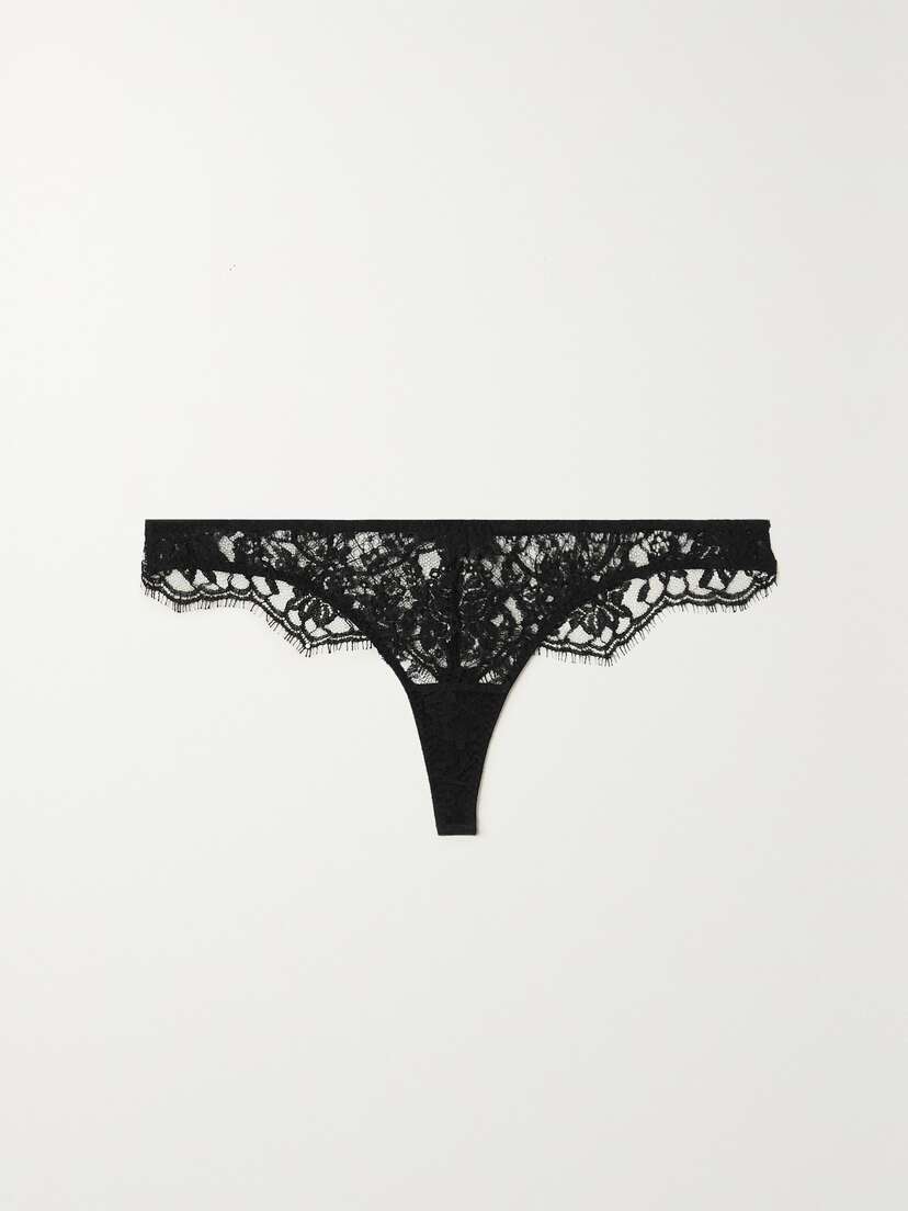 Coco de Mer Hera Leavers Lace Thong
