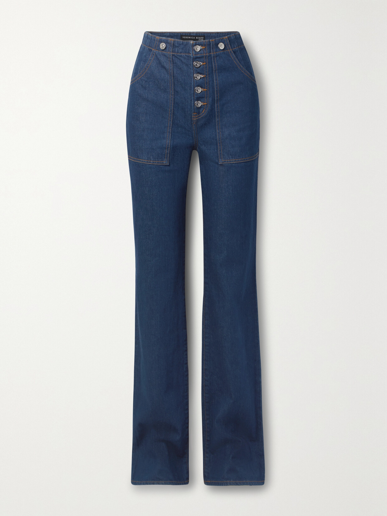 VERONICA BEARD CROSBIE HIGH-RISE WIDE-LEG JEANS