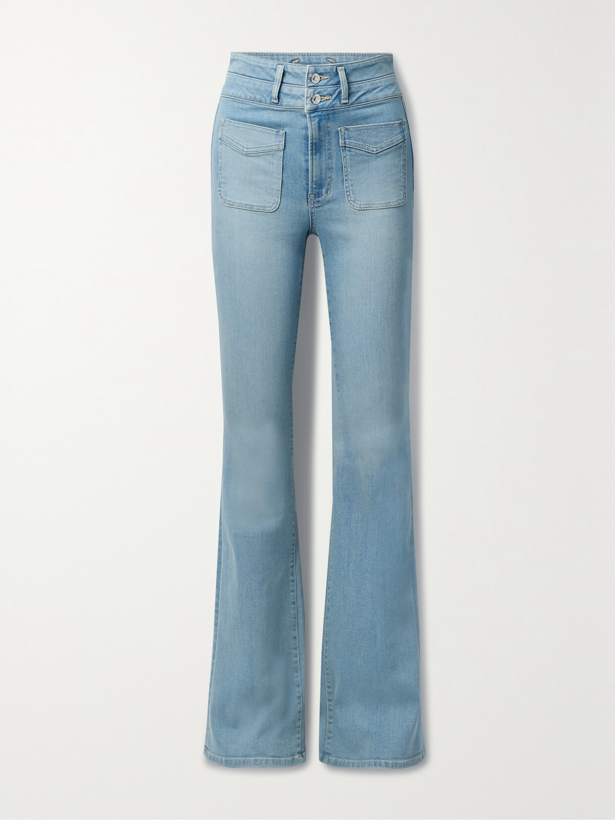 Veronica Beard Beverly High-rise Flared Jeans - Blue