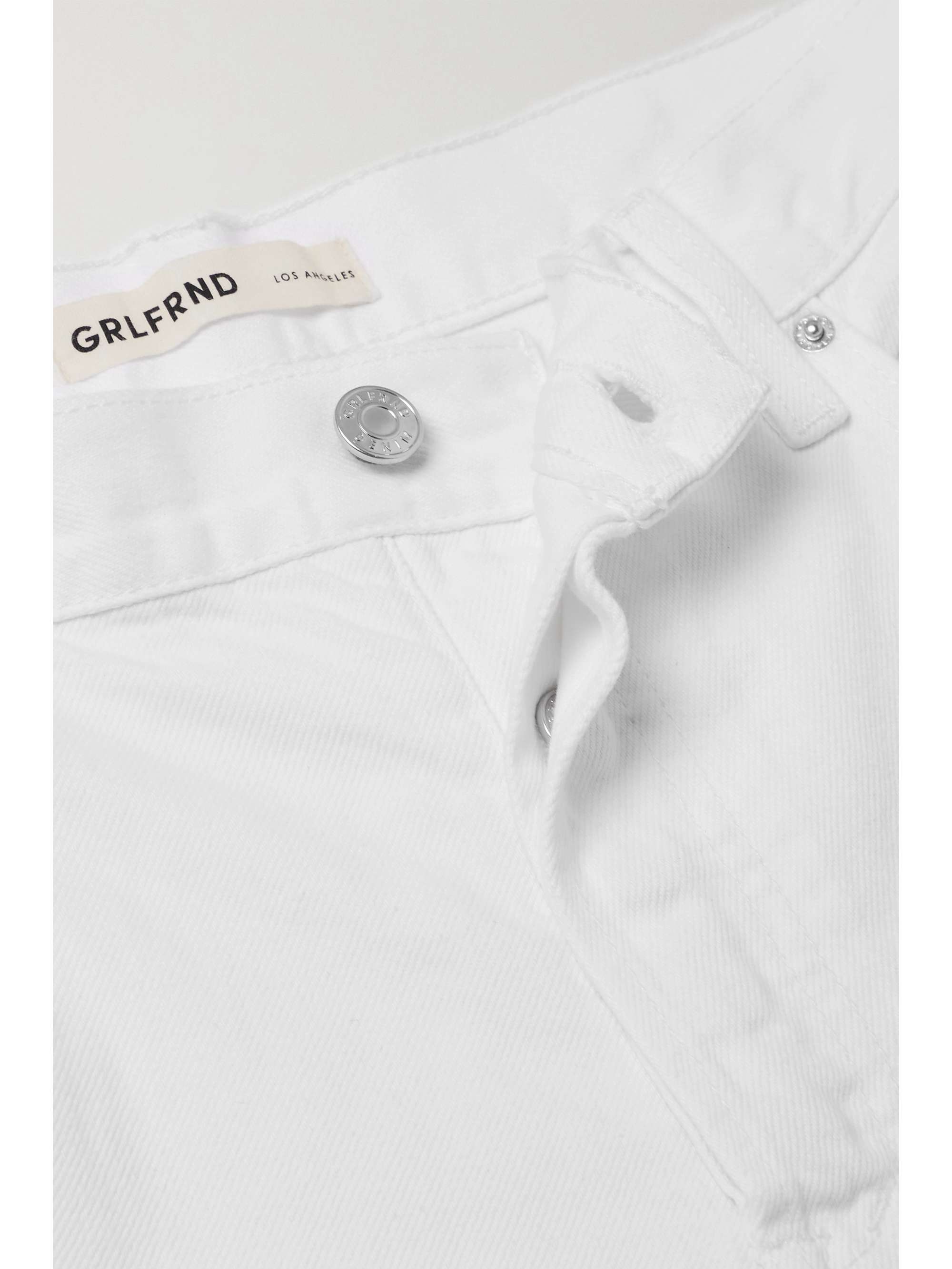 GRLFRND Lex 低腰阔腿工装牛仔裤