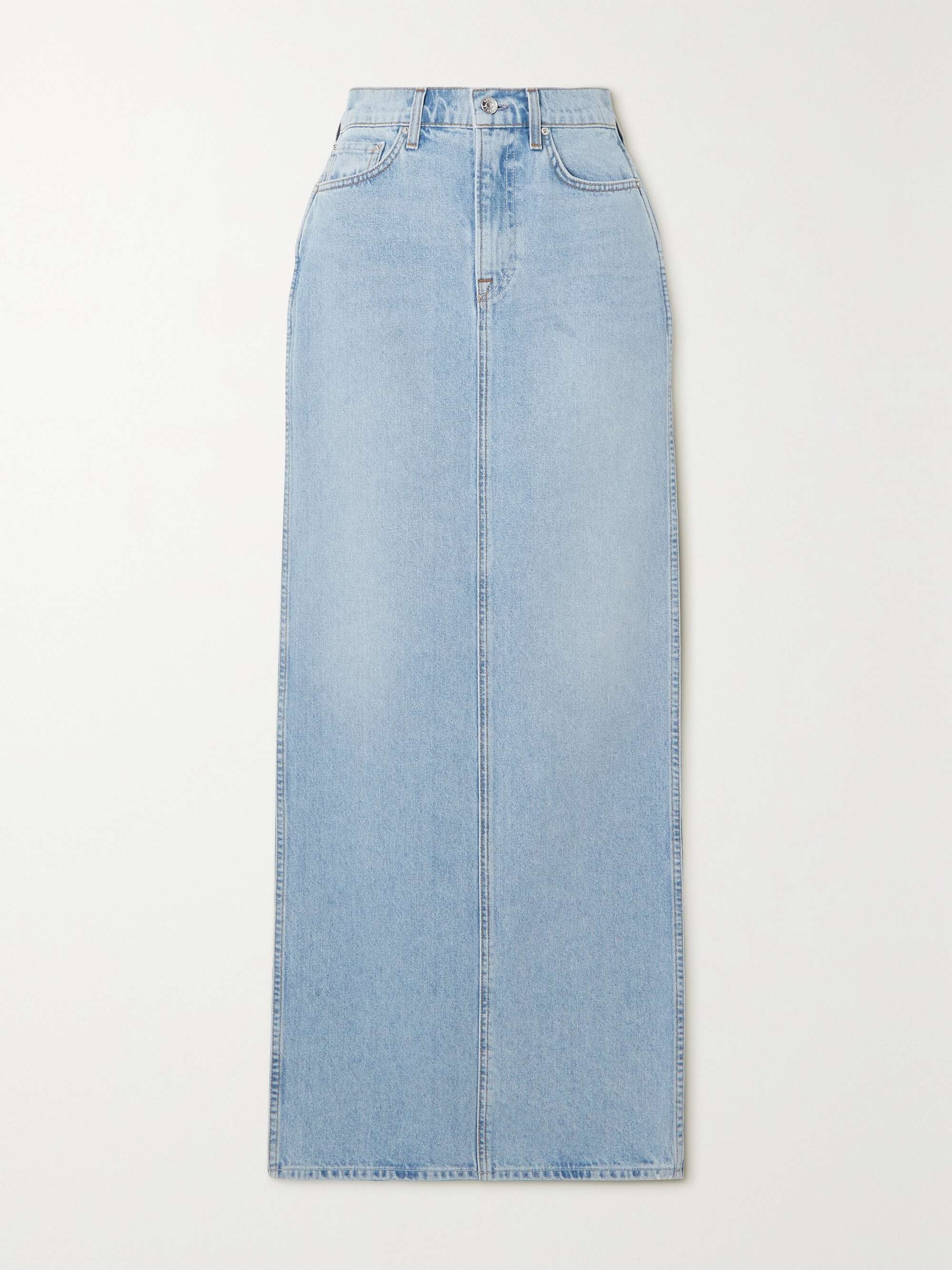 GRLFRND Amara denim maxi skirt | NET-A-PORTER