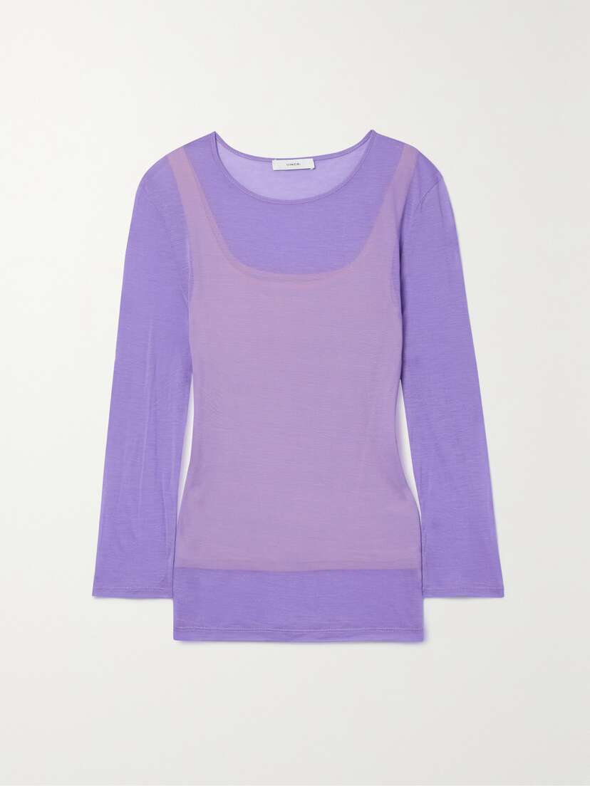 Vince Layered Lyocell Top