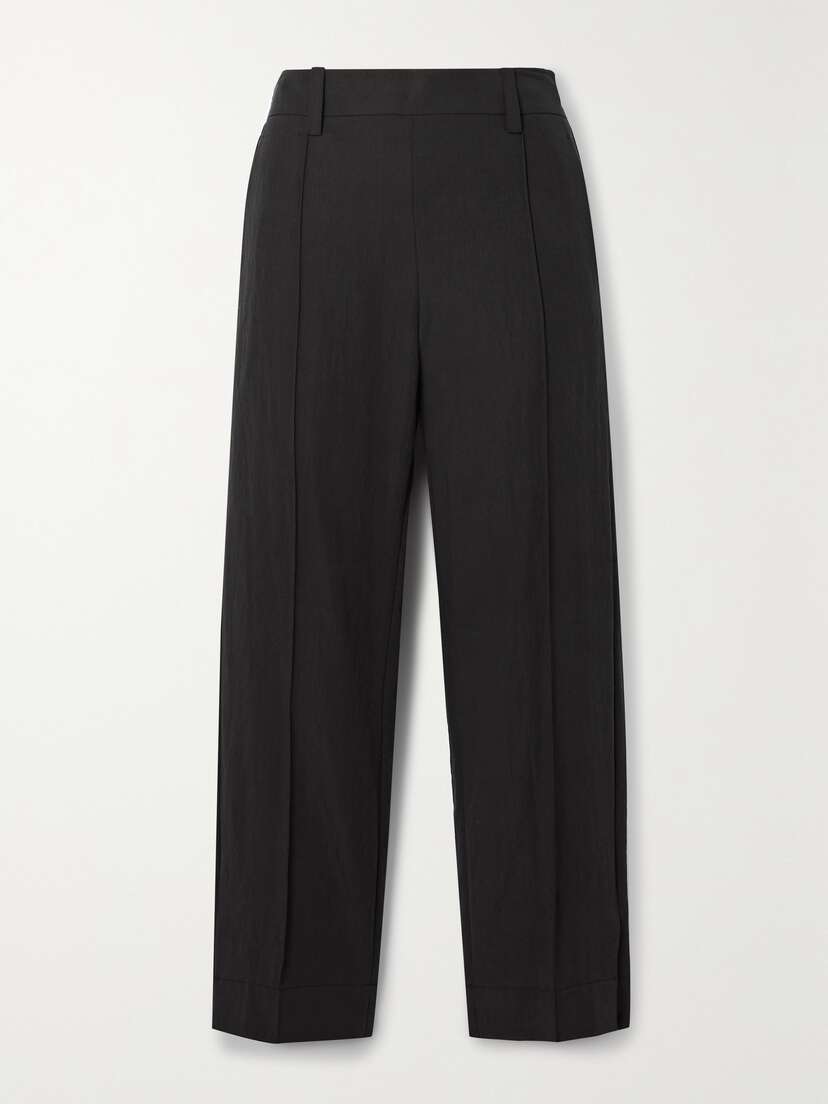 Vince Cropped Tencel Lyocell-blend Straight-leg Pants