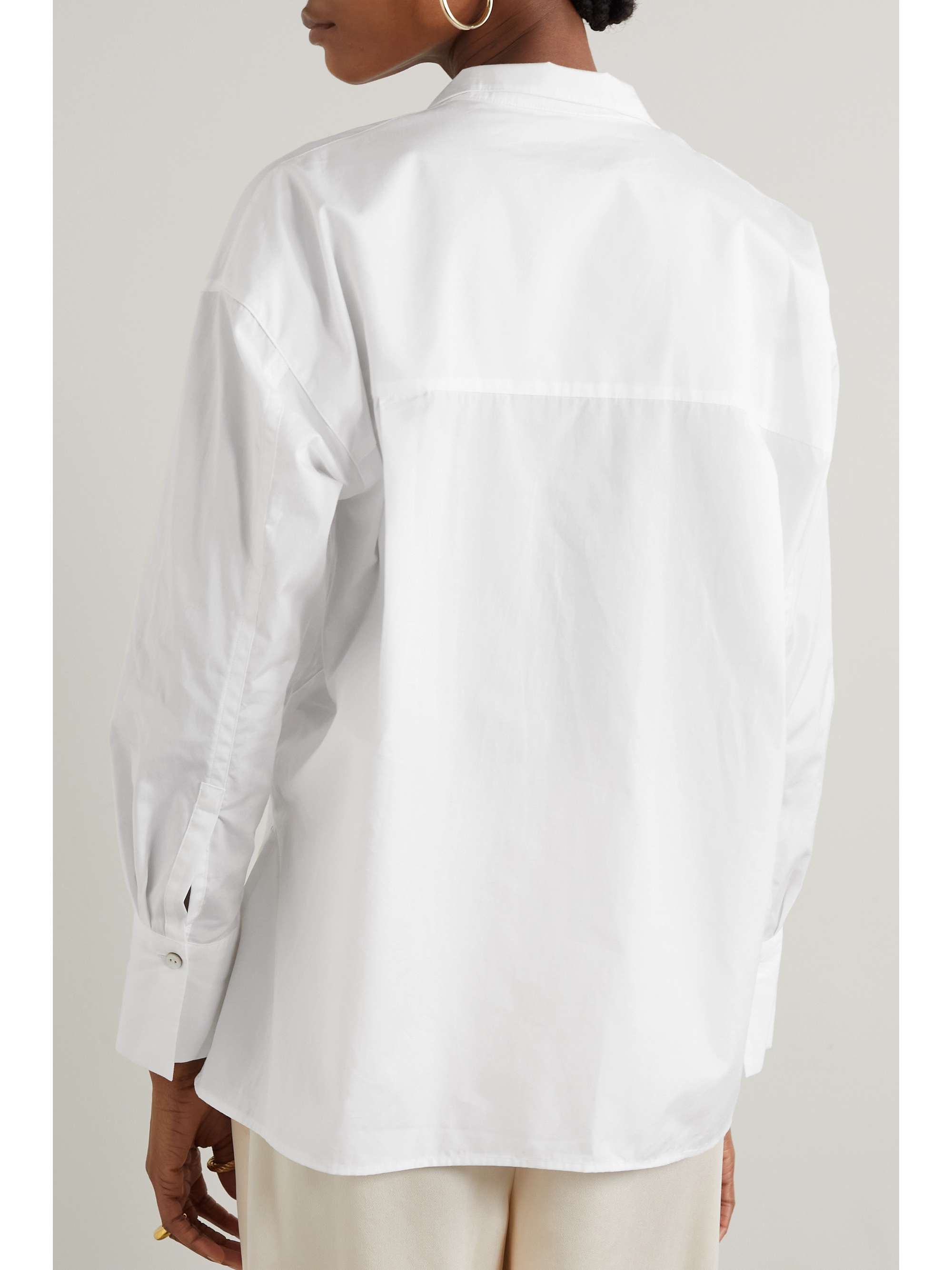 VINCE Cotton-poplin shirt | NET-A-PORTER