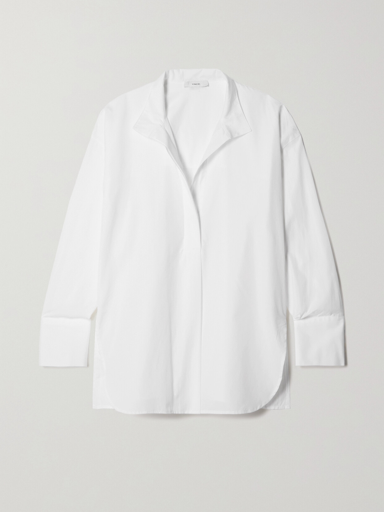 Vince - Cotton-poplin Shirt - Off-white