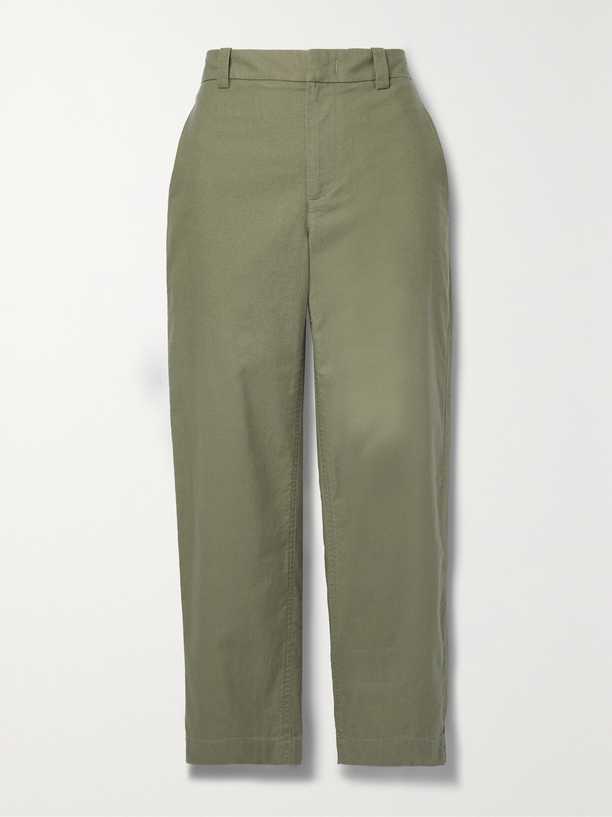 Vince - Cotton-twill Pants - Green