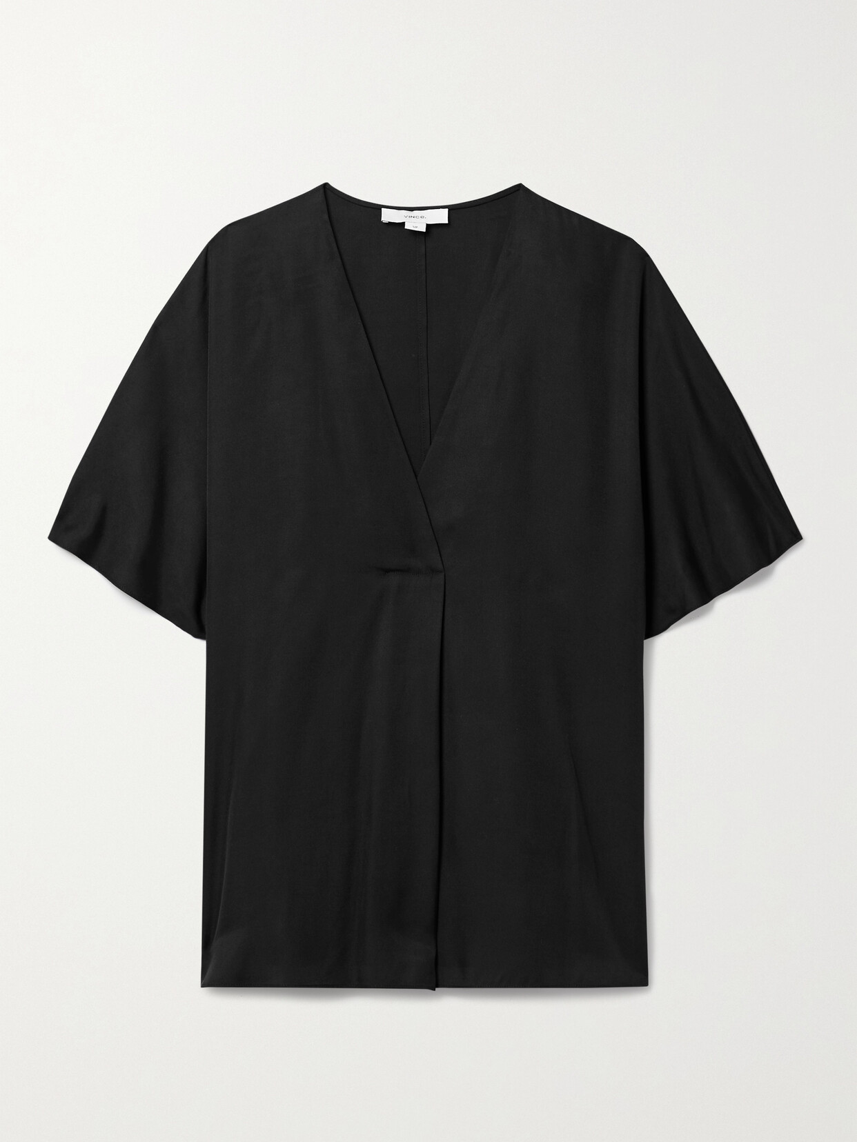 Vince - Silk-blend Blouse - Black