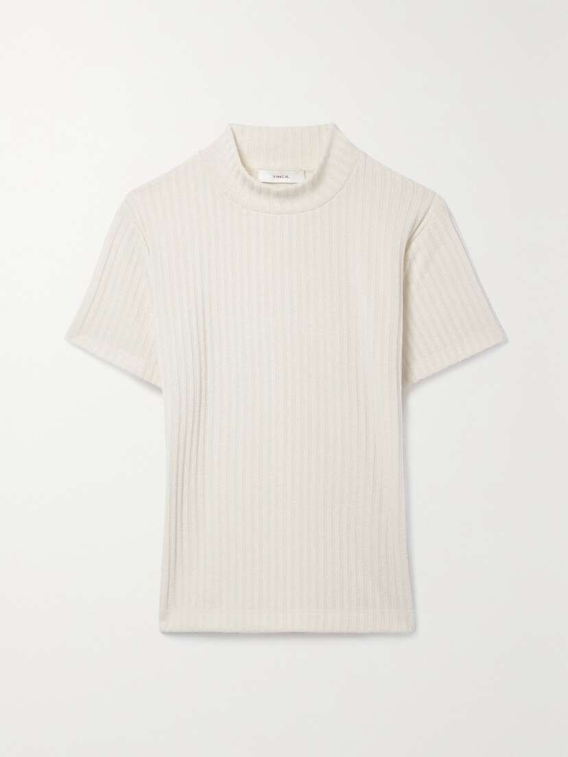Vince Ribbed-knit Top - x large
