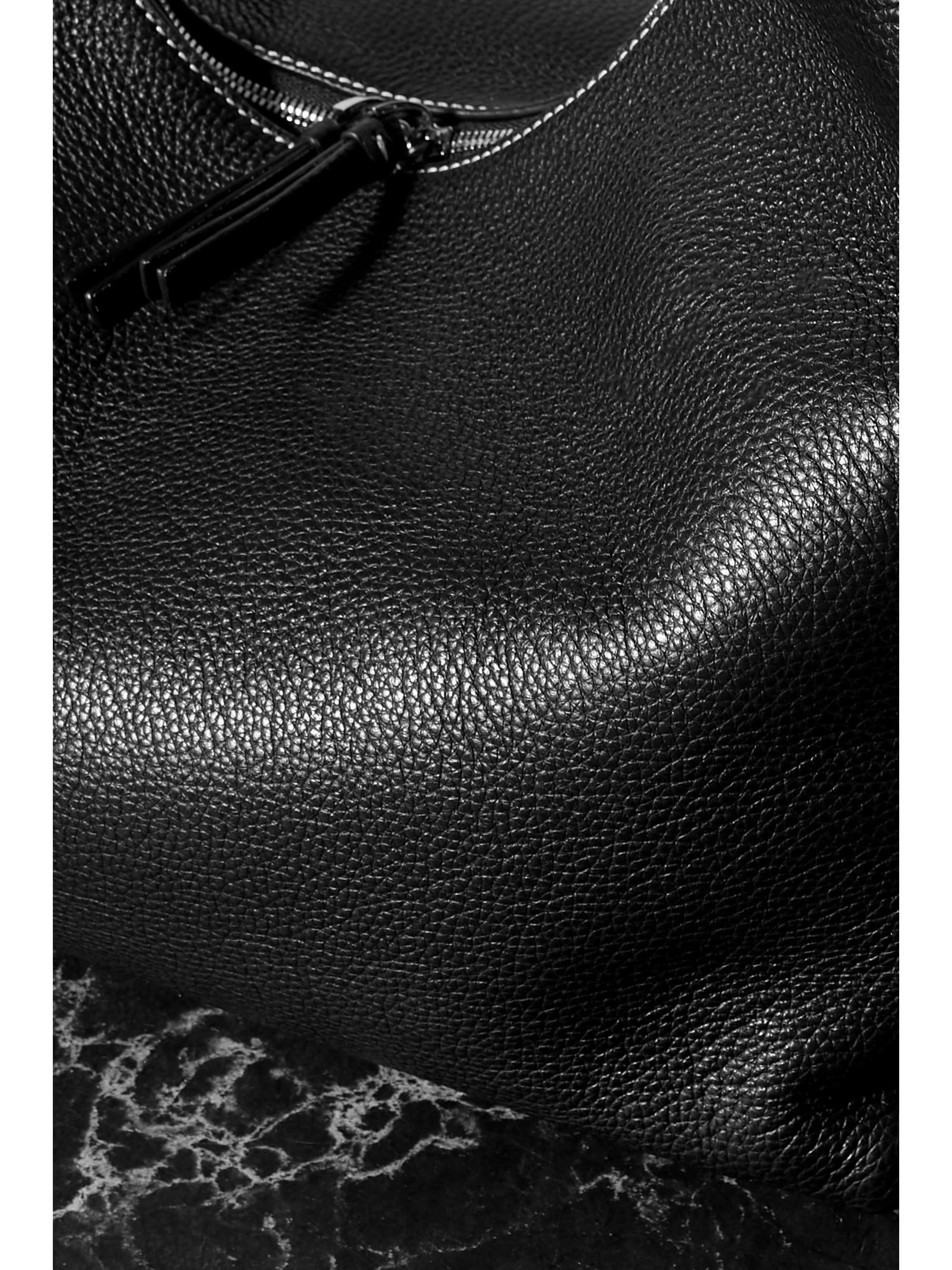 TOTEME Texturedleather tote NETAPORTER