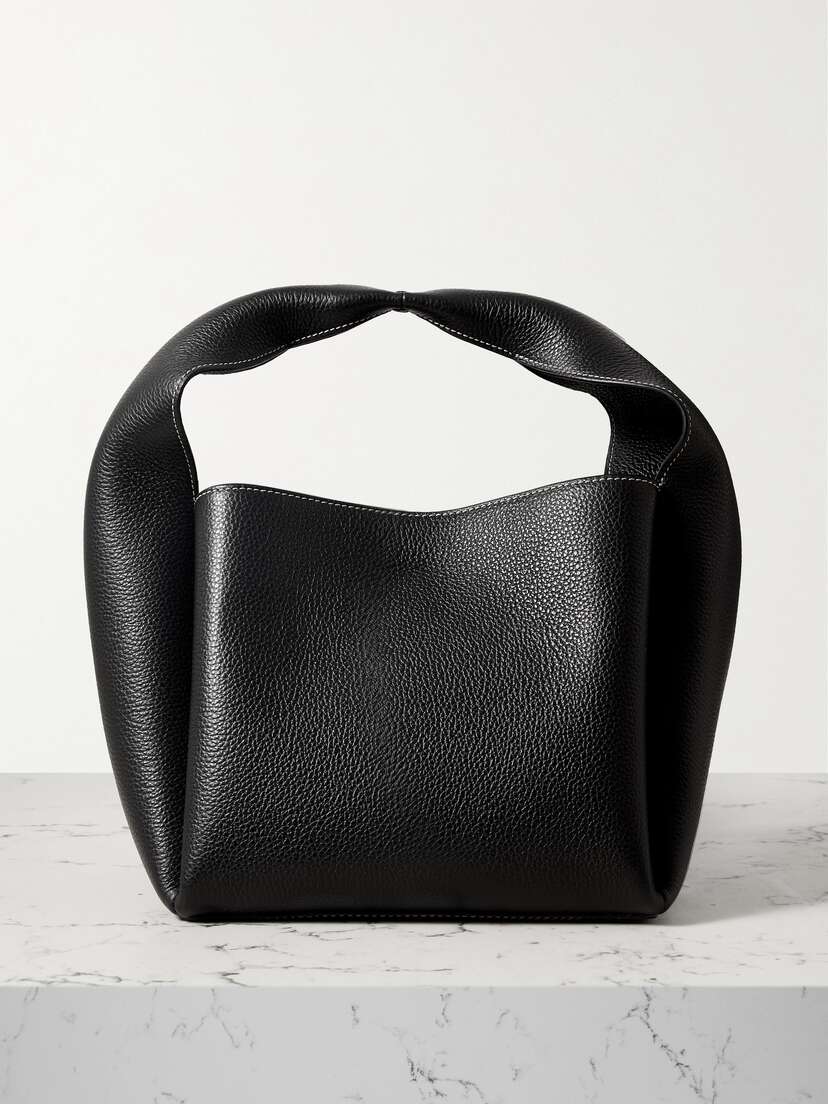 TOTEME Bucket Textured-leather Tote