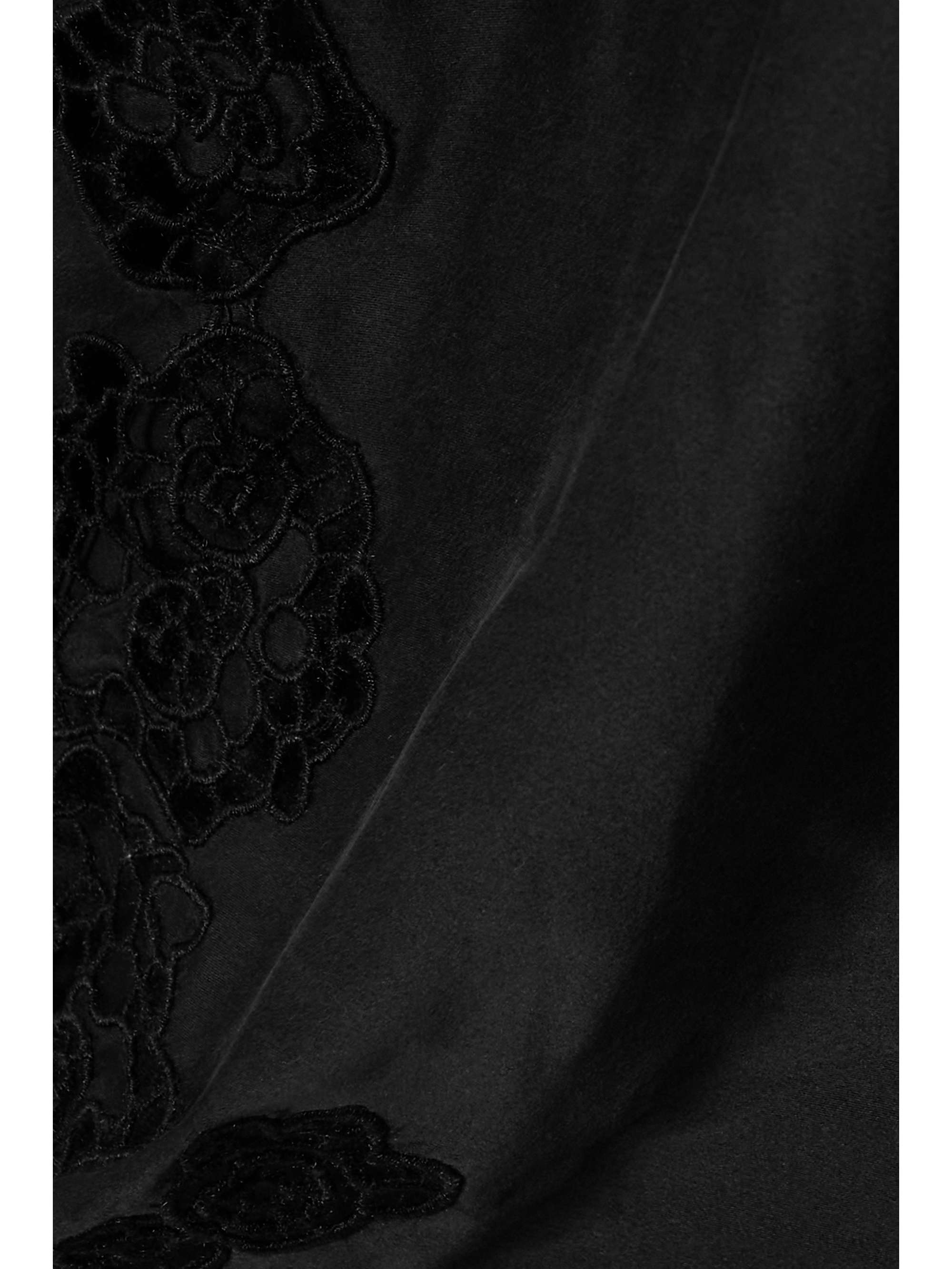 ISABEL MARANT Jadel open-back pleated lace-trimmed silk-satin midi dress