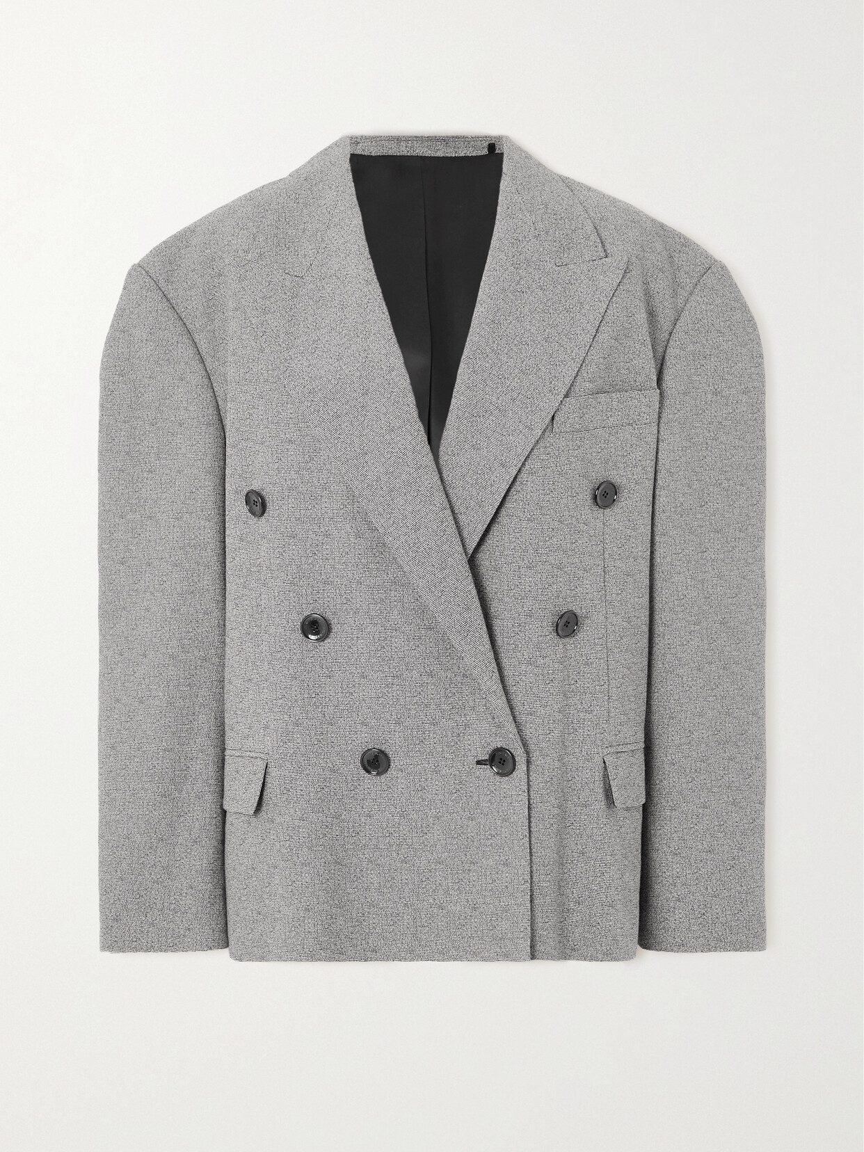 Isabel Marant - Klero Double-breasted Tweed Blazer - Gray