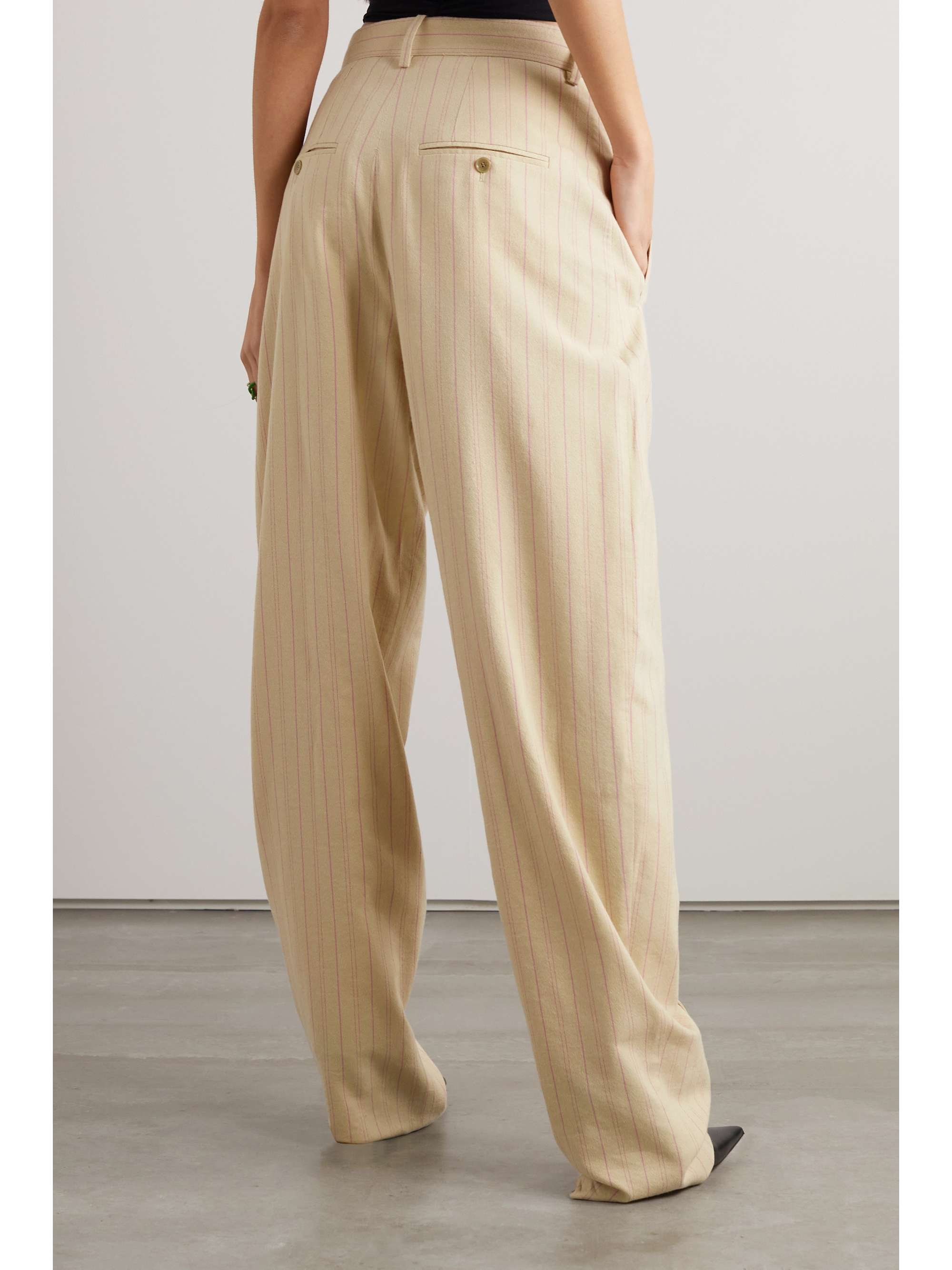 ISABEL MARANT Sopiavea striped crepe tapered pants