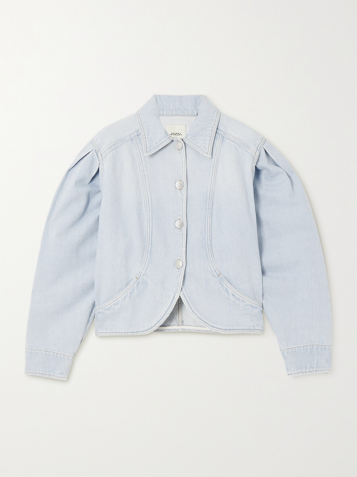 Isabel Marant - Valette Cropped Denim Jacket - Blue