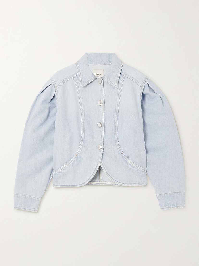 Isabel Marant Valette Cropped Denim Jacket