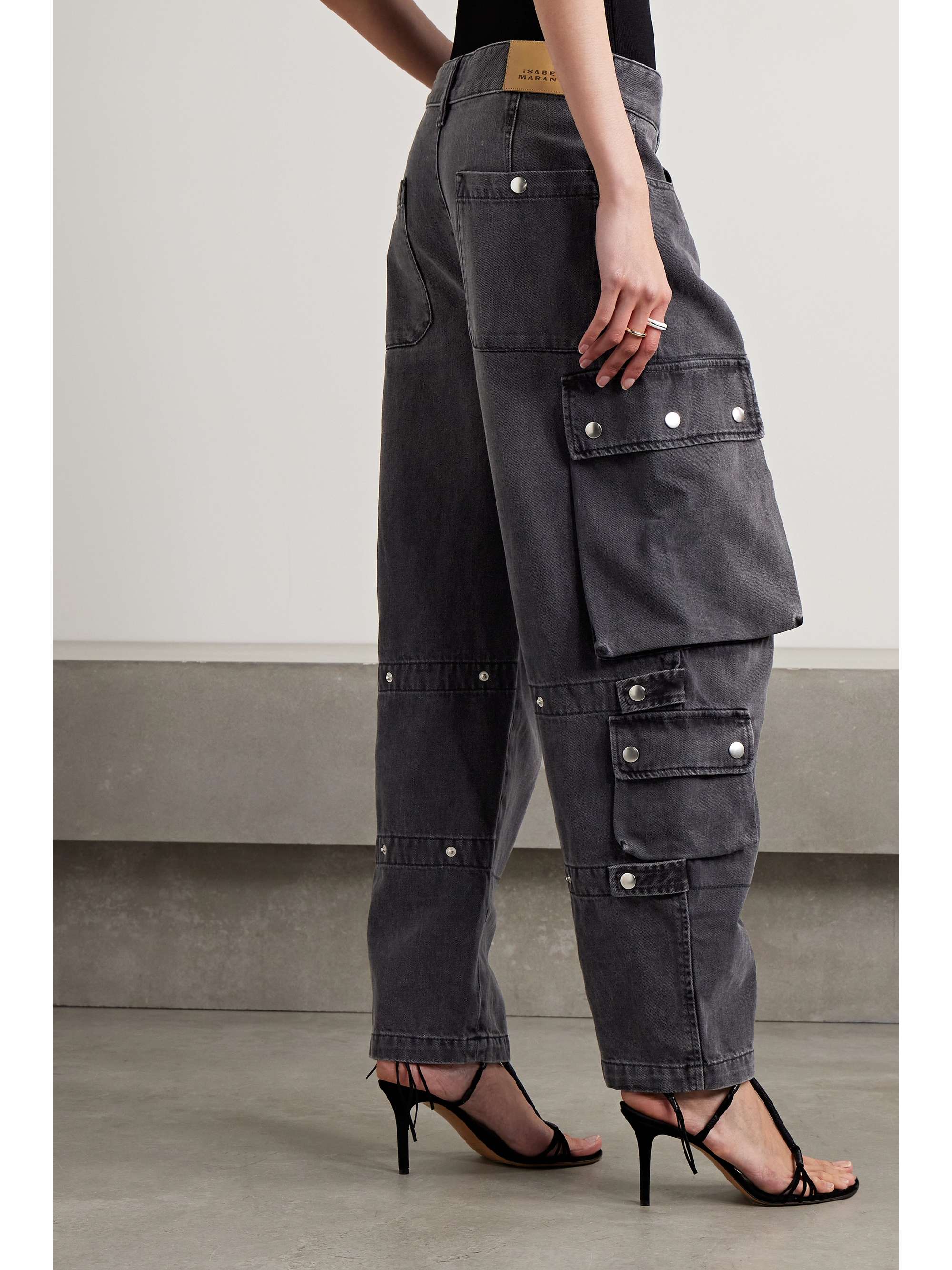 ISABEL MARANT Elore wide-leg cargo jeans | NET-A-PORTER