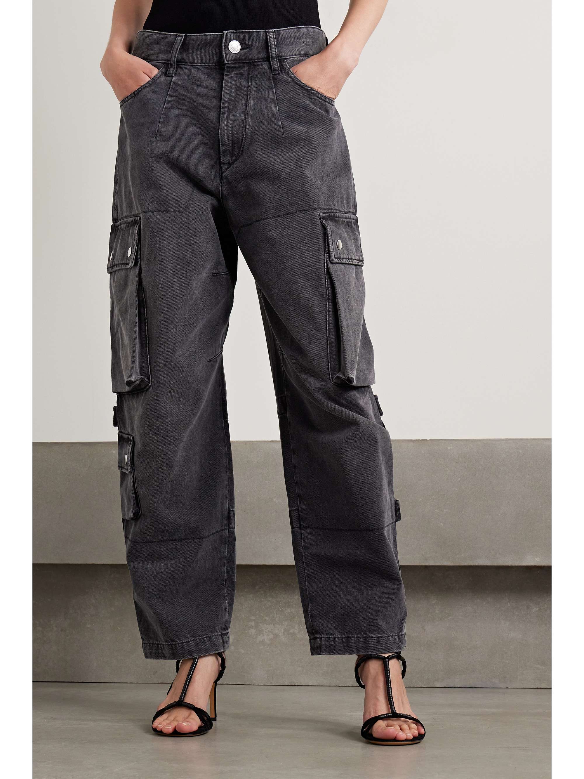 ISABEL MARANT Elore wide-leg cargo jeans | NET-A-PORTER