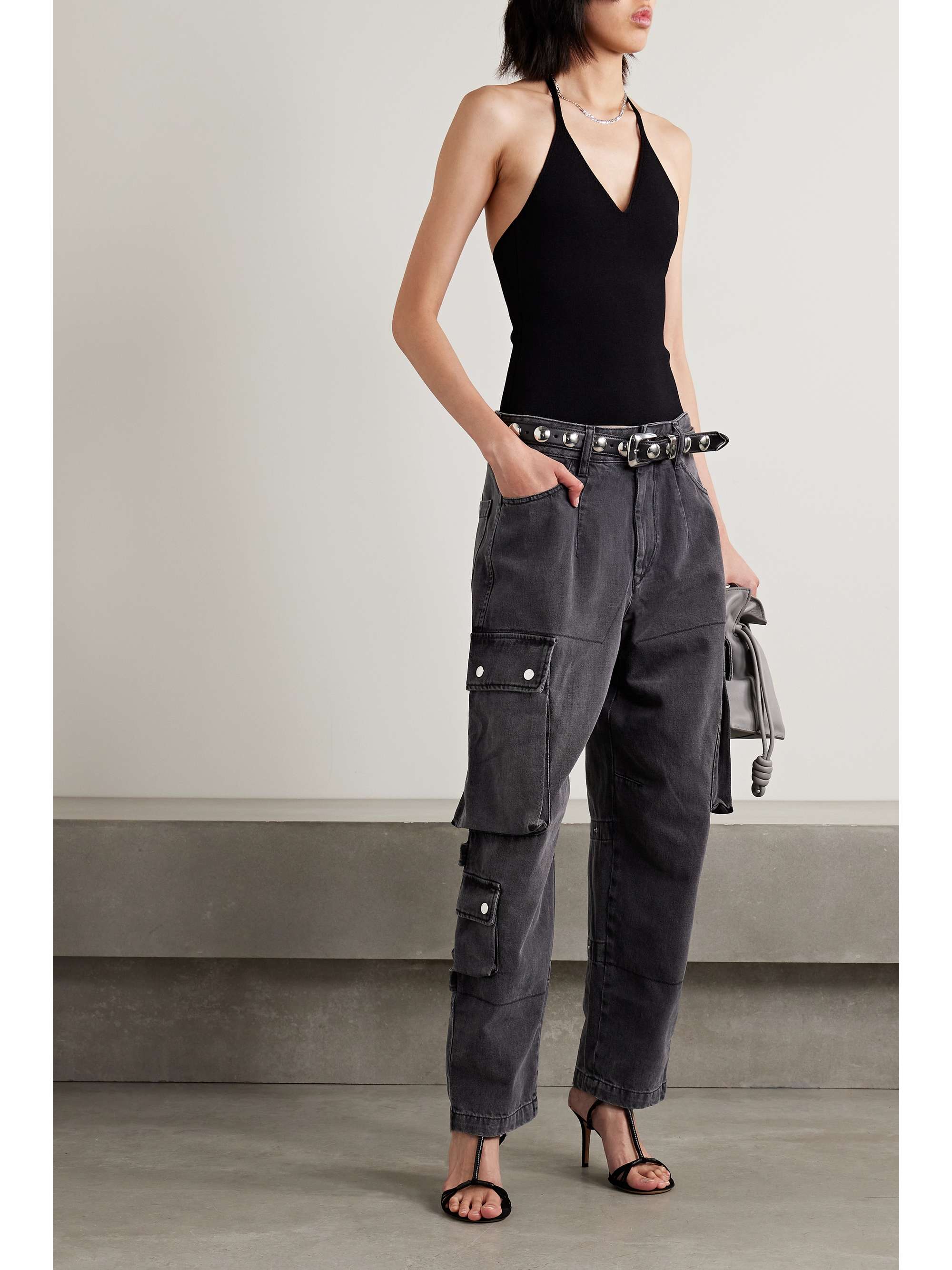 ISABEL MARANT Elore wide-leg cargo jeans | NET-A-PORTER