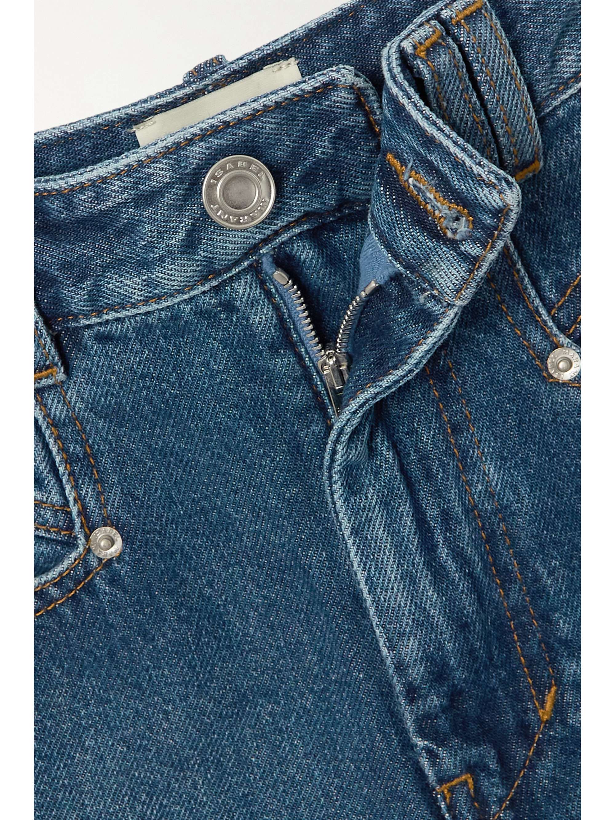 ISABEL MARANT Lemony high-rise wide-leg jeans