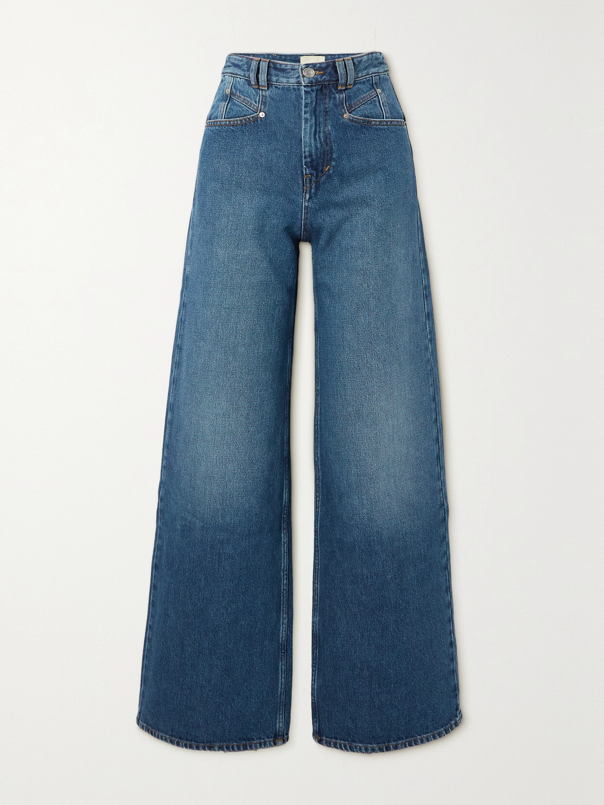 Isabel Marant Lemony High-rise Wide-leg Jeans - Blue